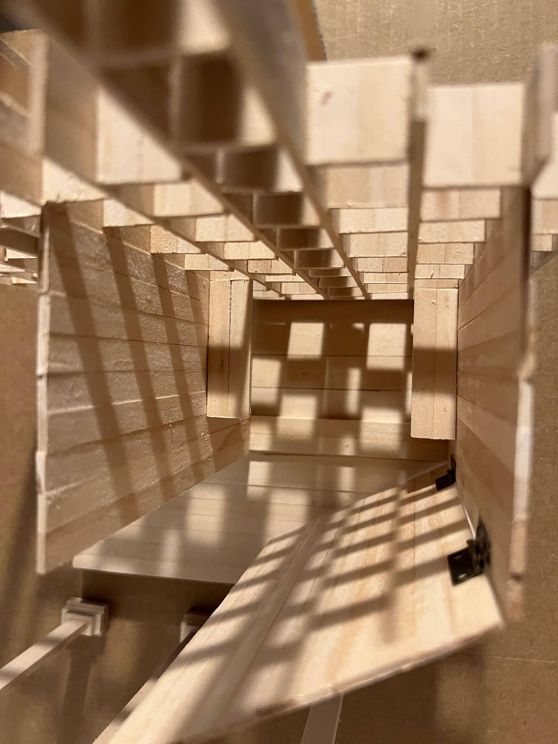 BATHHOUSE SECTION DETAIL MODEL