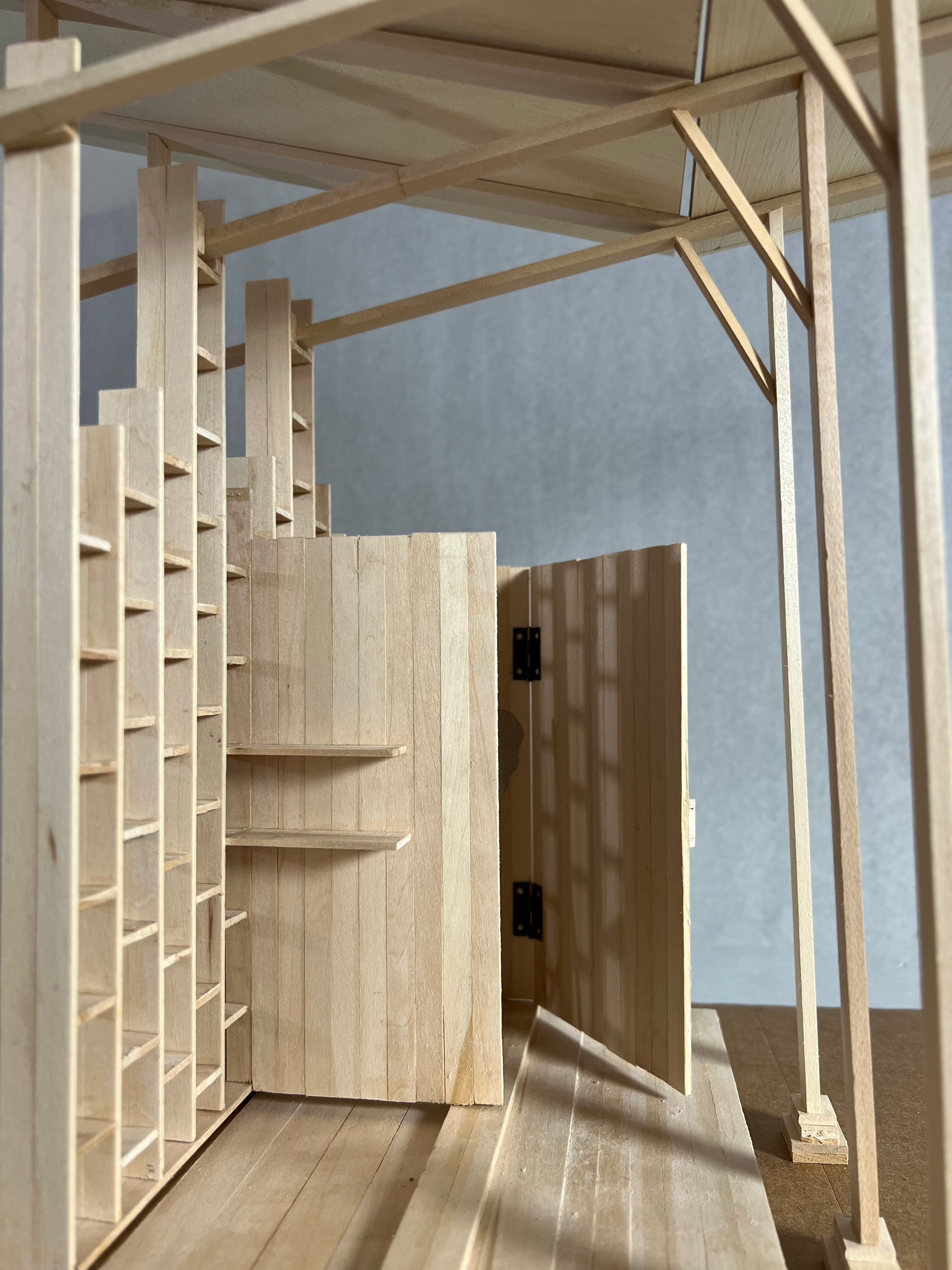 BATHHOUSE SECTION DETAIL MODEL