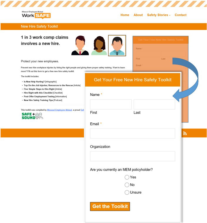 Short Contact Form to Download Toolkit
