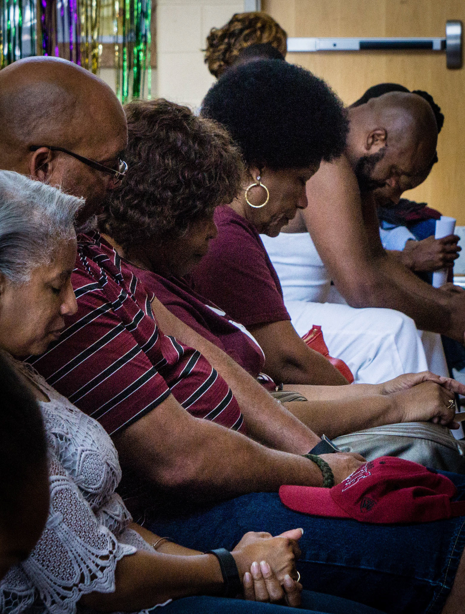 in prayer, STL