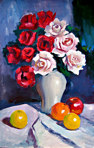 Painting with Poster Color