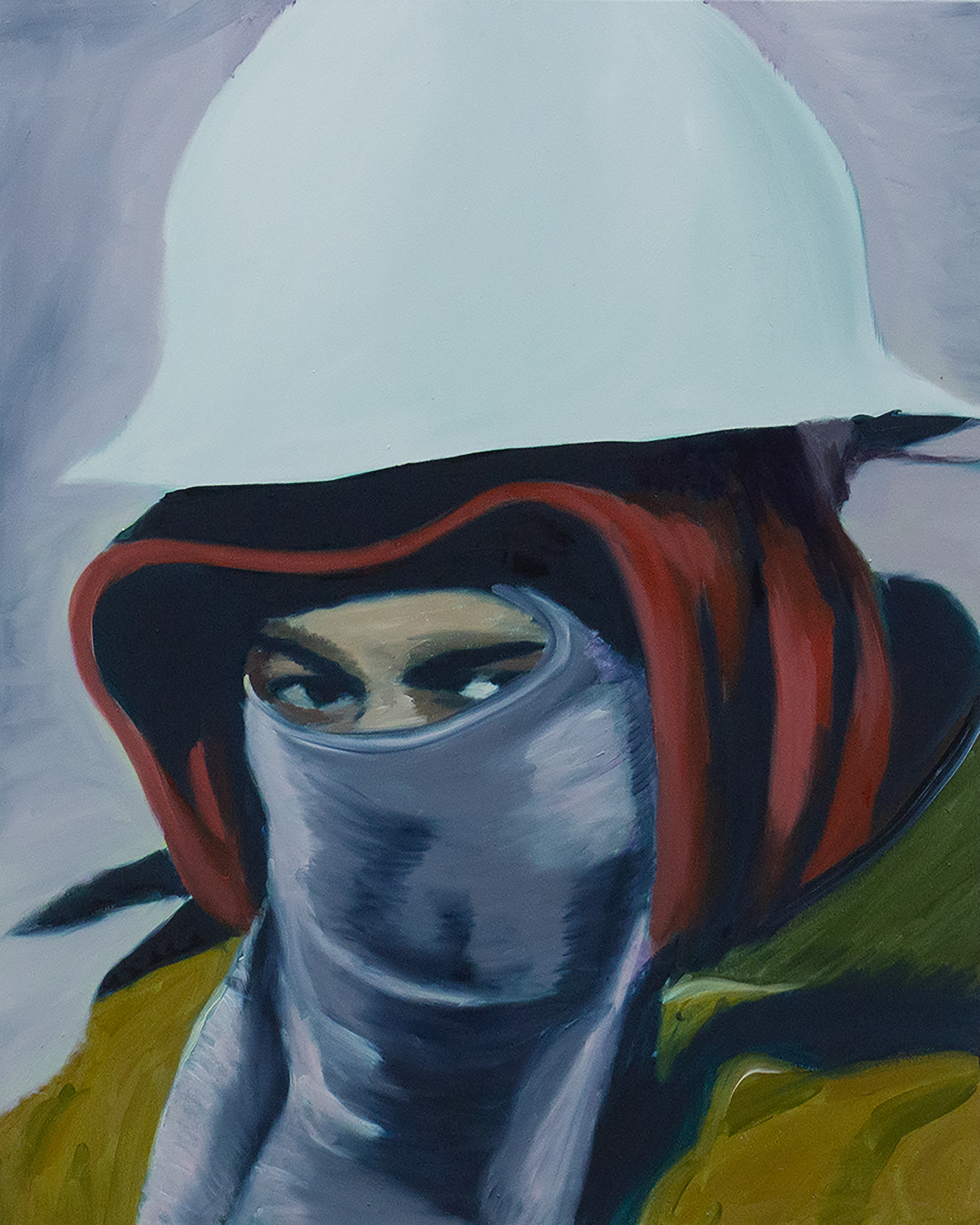 blick, Öl auf Leinwand, 100 x 80 cm