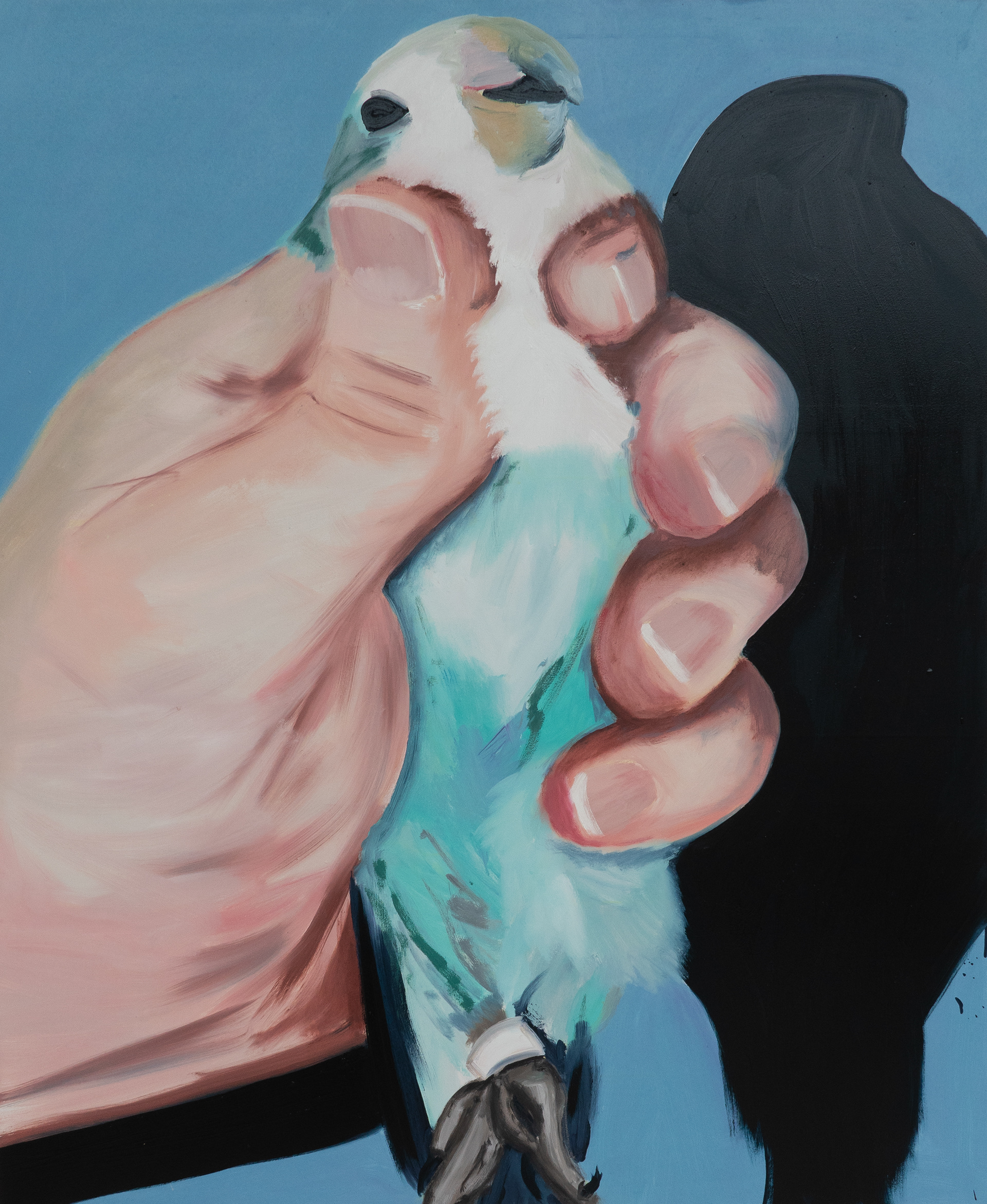 birdie2, Öl auf Leinwand, 180 x 150 cm