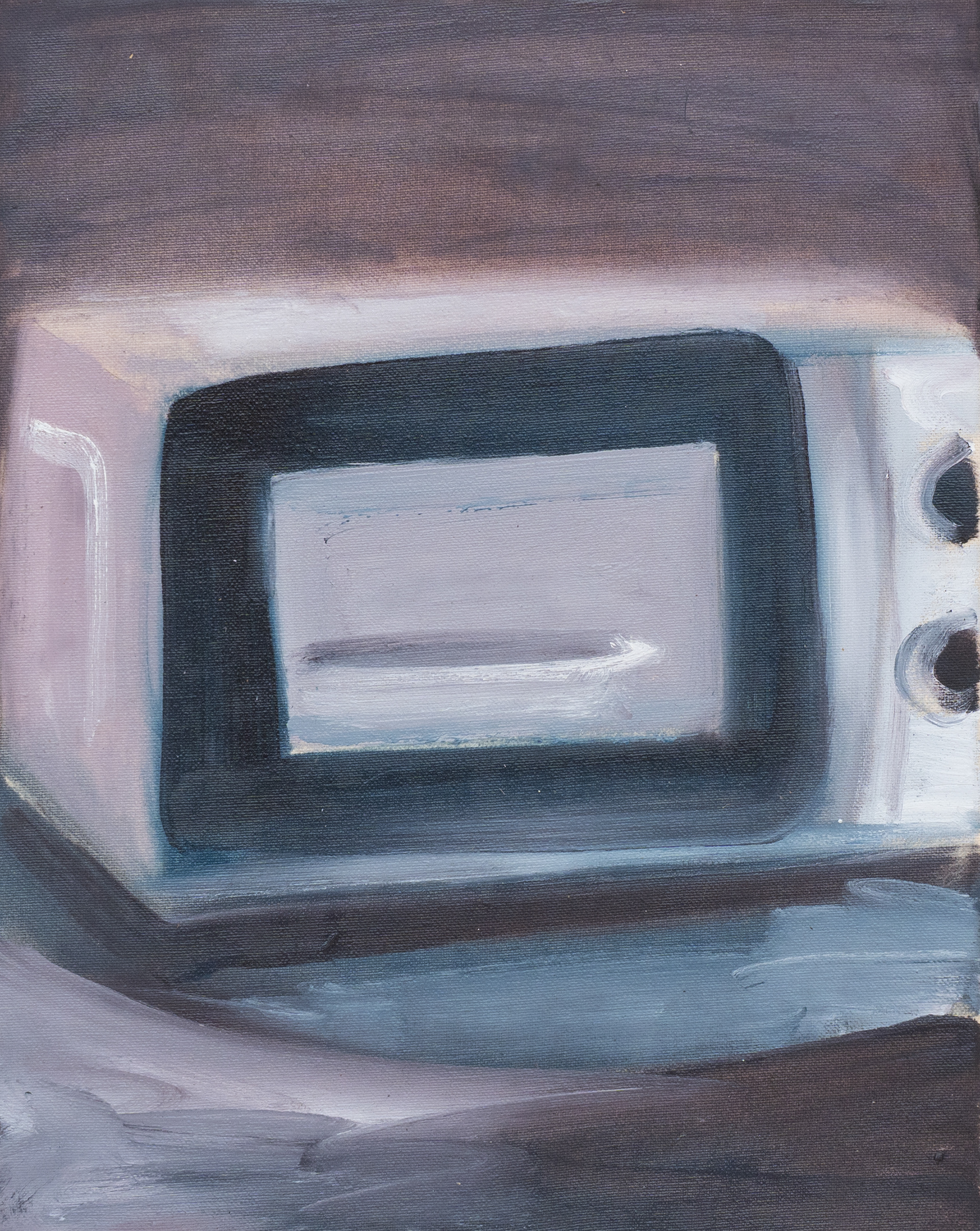 curryking, 2025, 40 x 32 cm, Öl auf Baumwolle