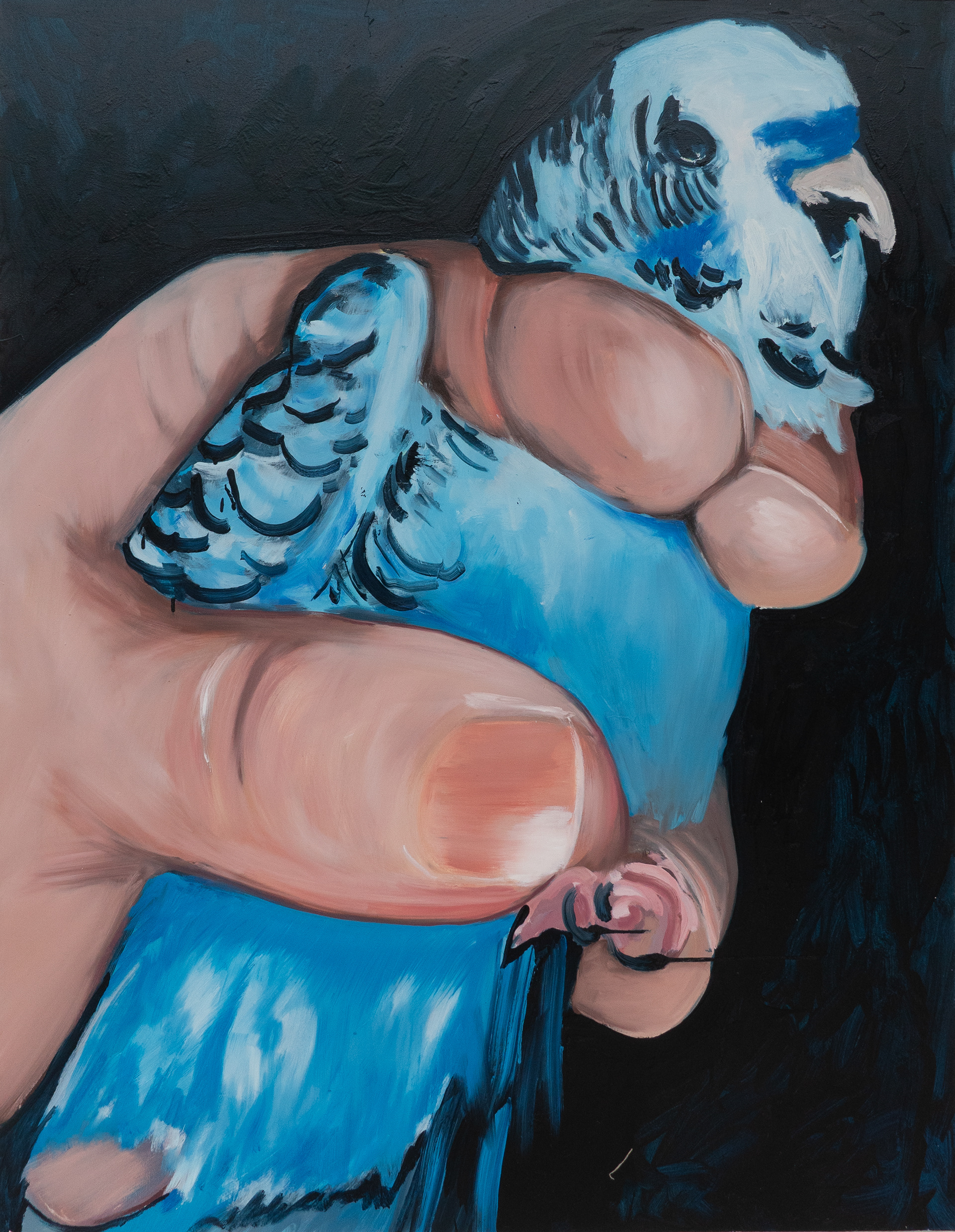 birdie4, Öl auf Leinwand, 180 x 150 cm