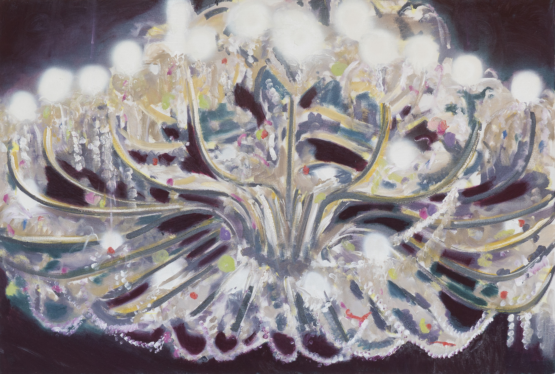 lust II, 100 x 150 cm, Öl und Lack auf Baumwolle