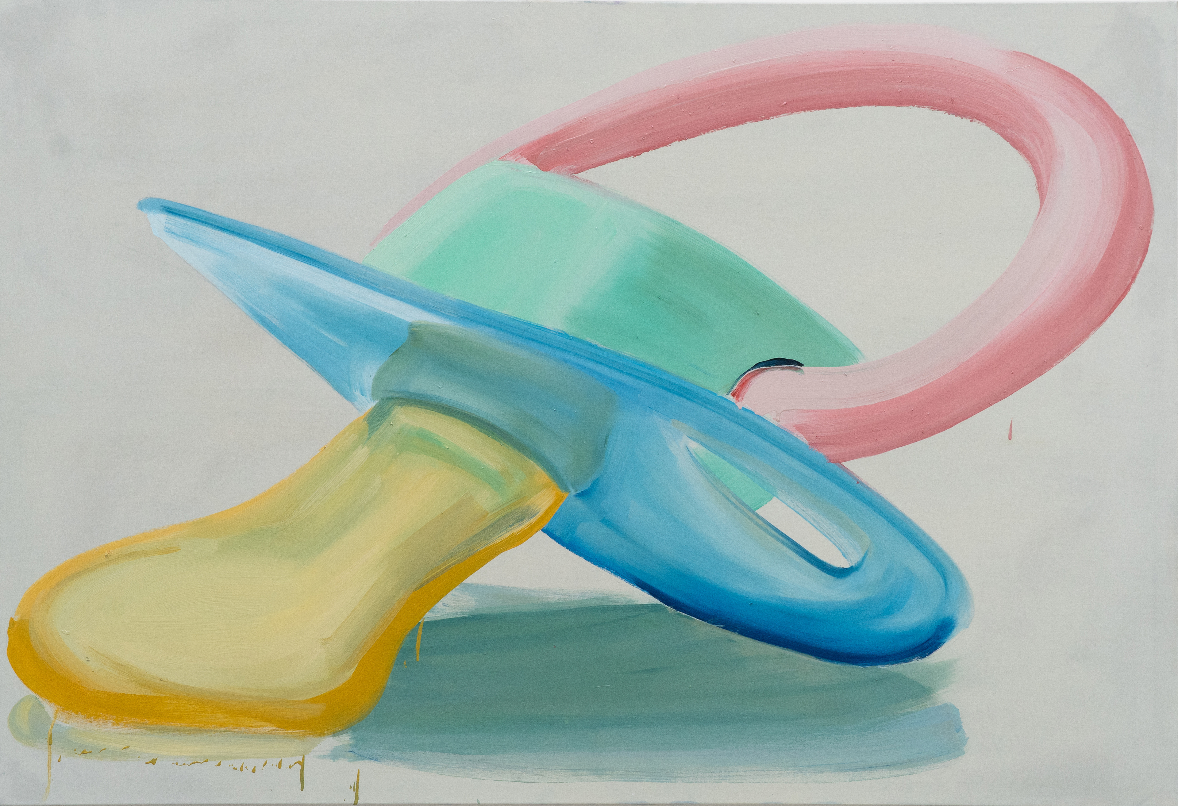 pacifier, Öl auf Leinwand, 130 x 200 cm