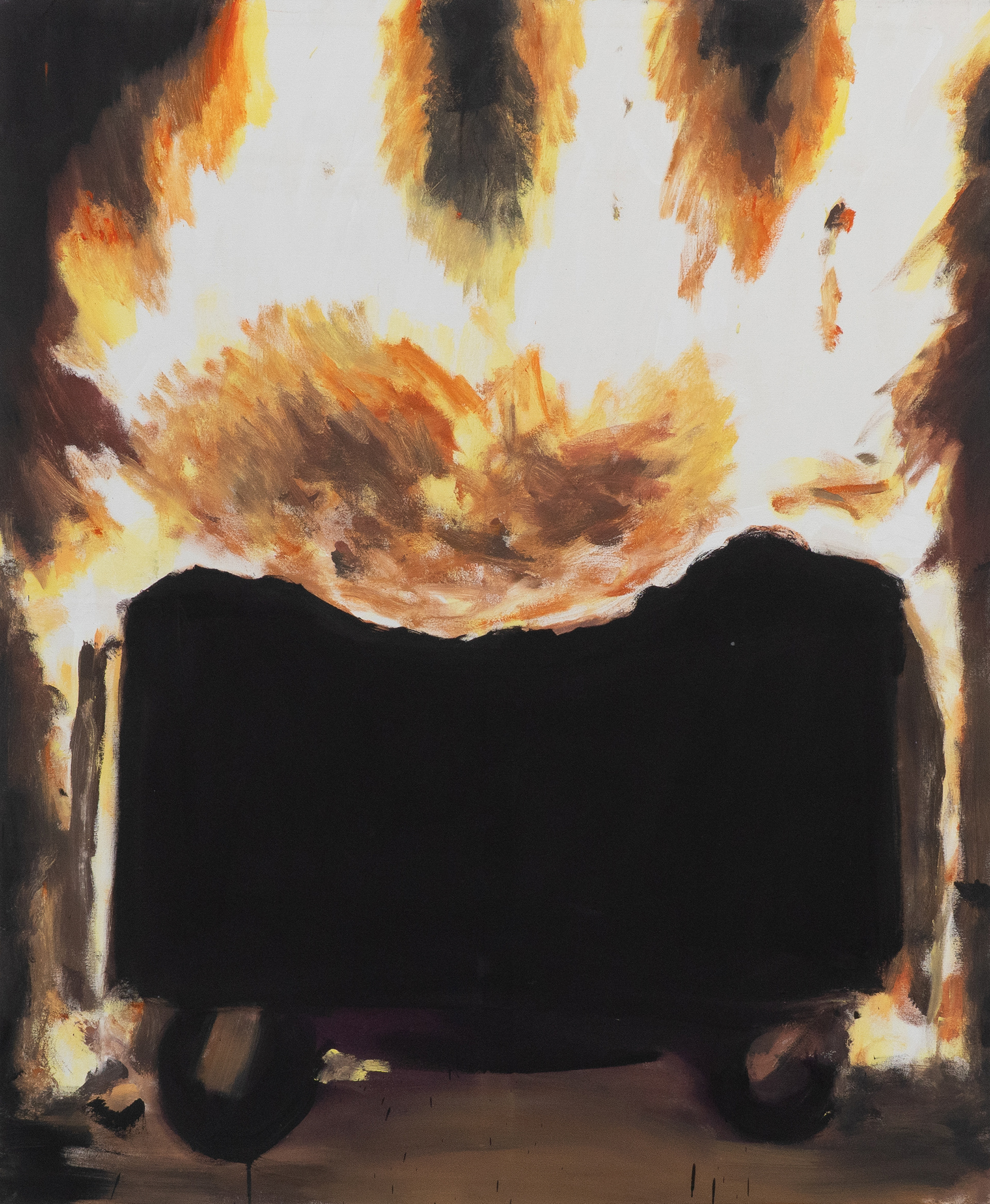 verbrenner3 , Öl auf Leinwand, 170 x 150 cm