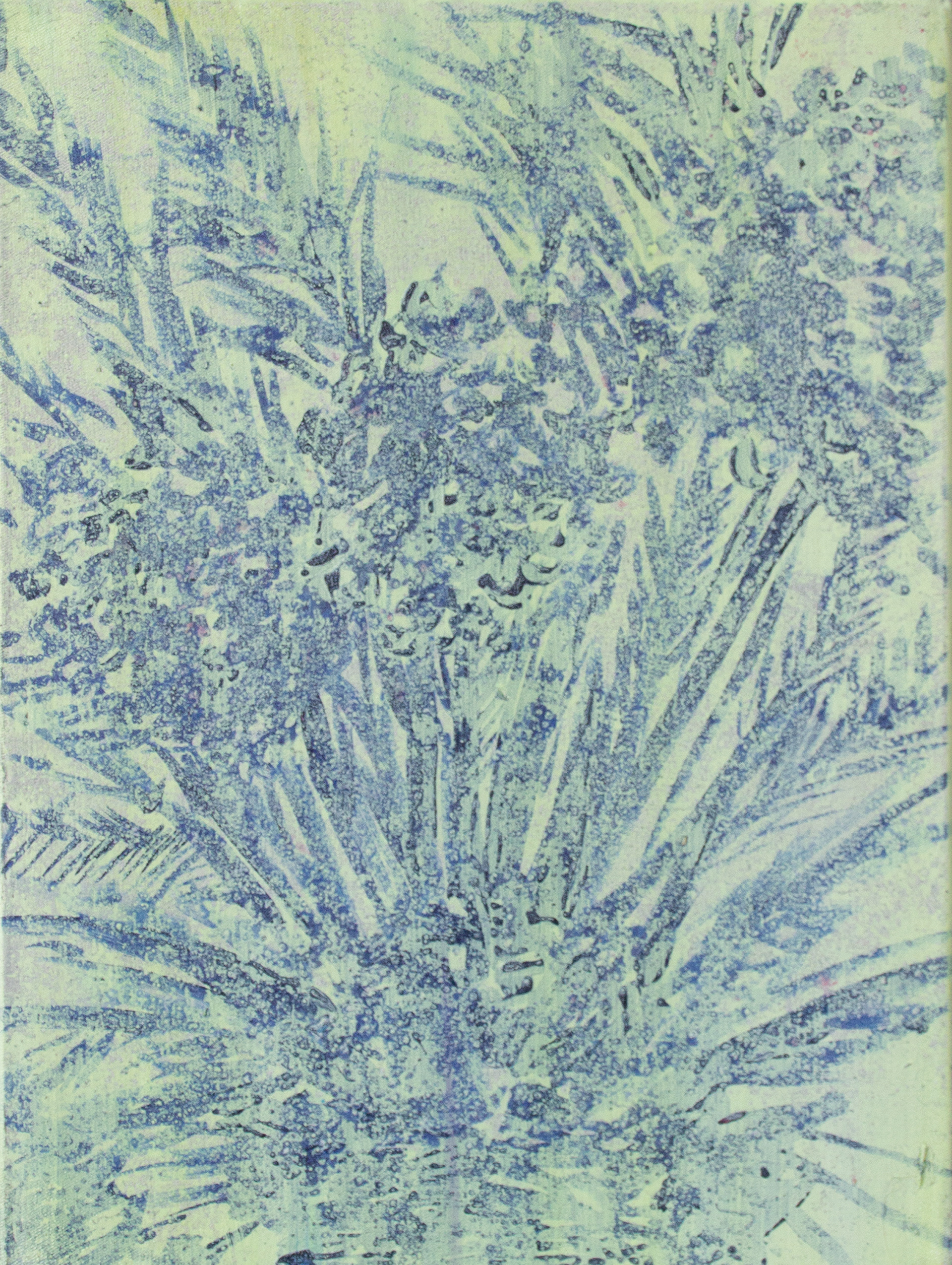 dattelpalme II, Öl auf Leinwand, 40 x 30 cm