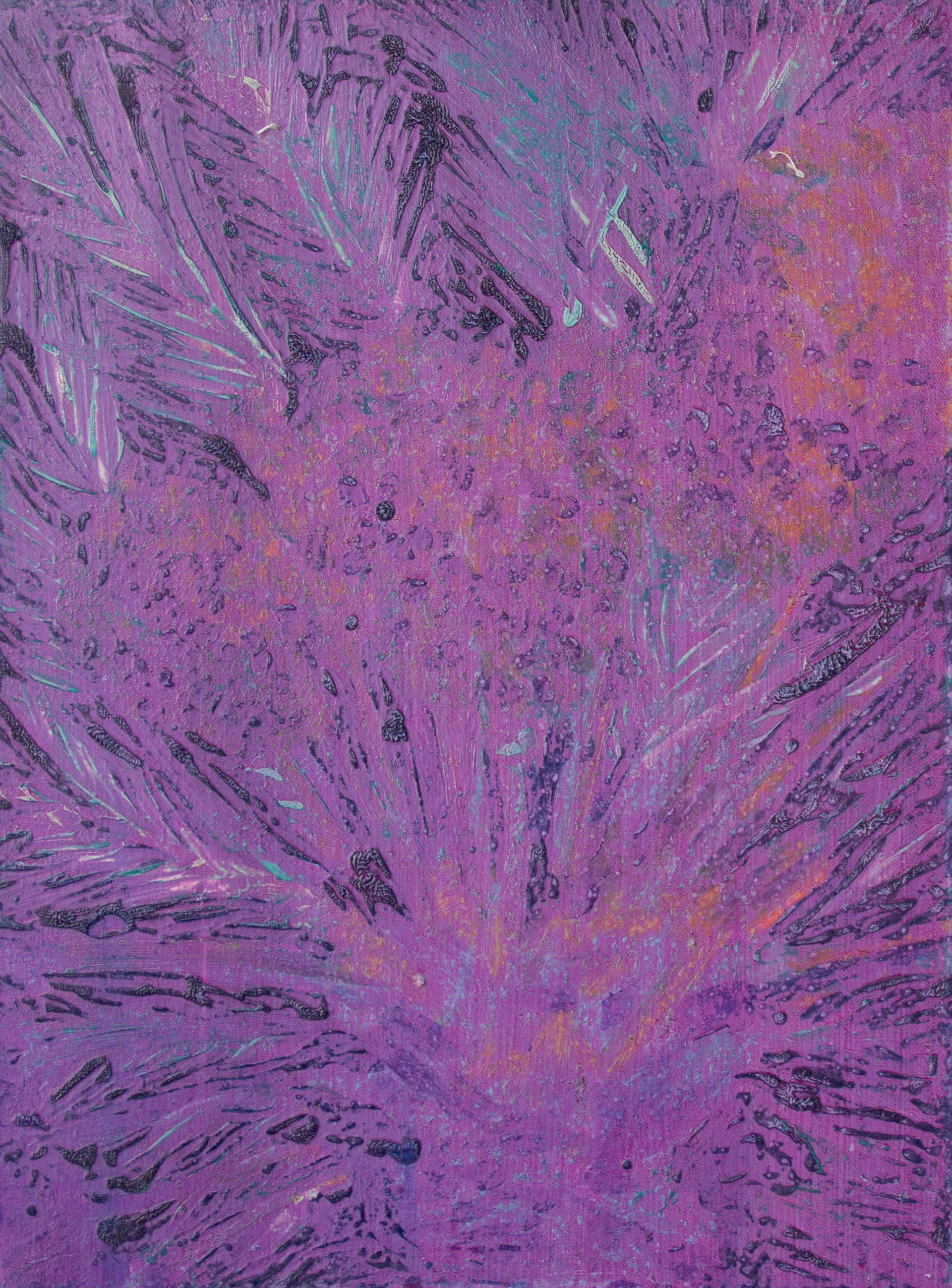 dattelpalme, Öl auf Leinwand, 40 x 30 cm