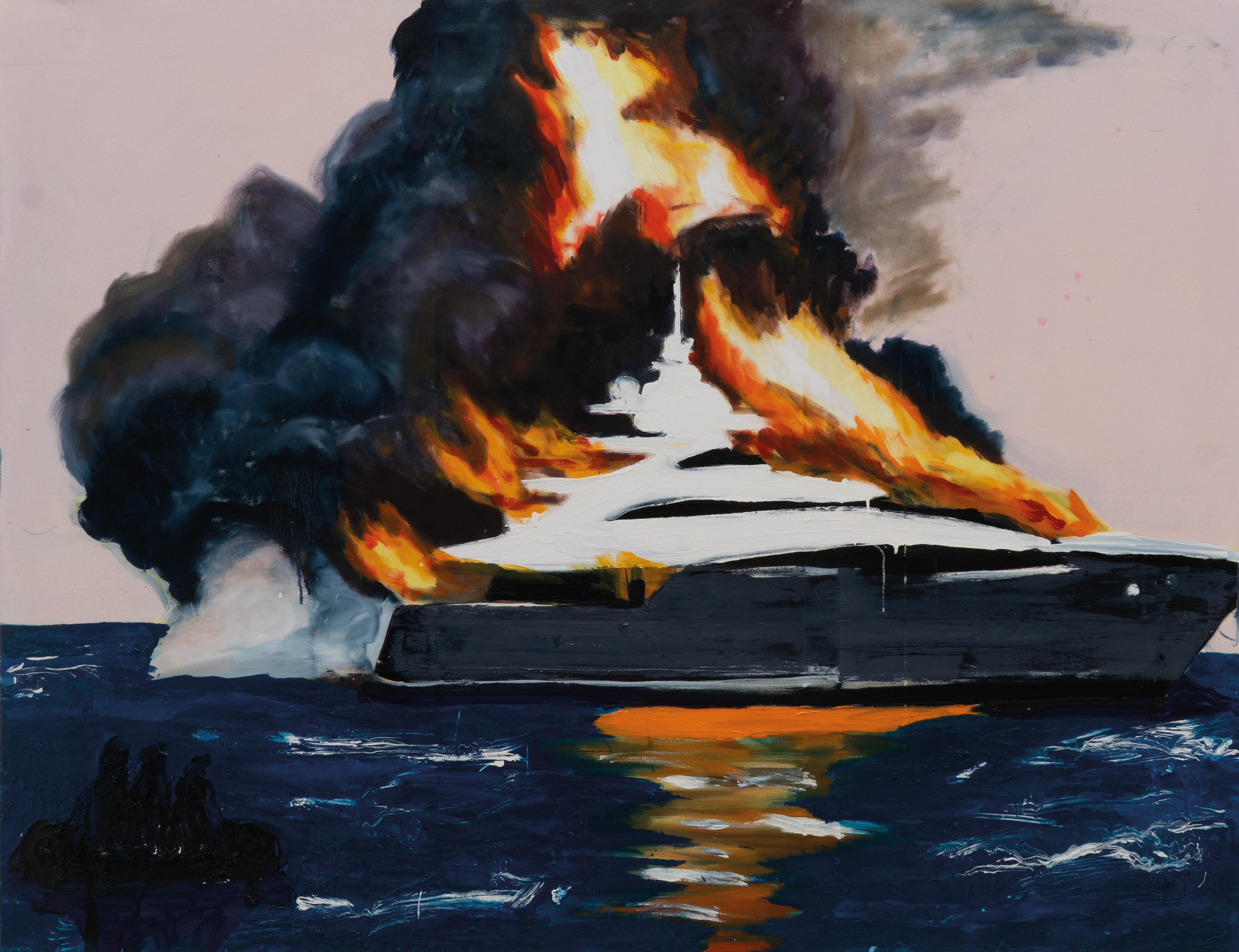 end of toy story 1, Öl auf Leinwand, 160 x 200 cm