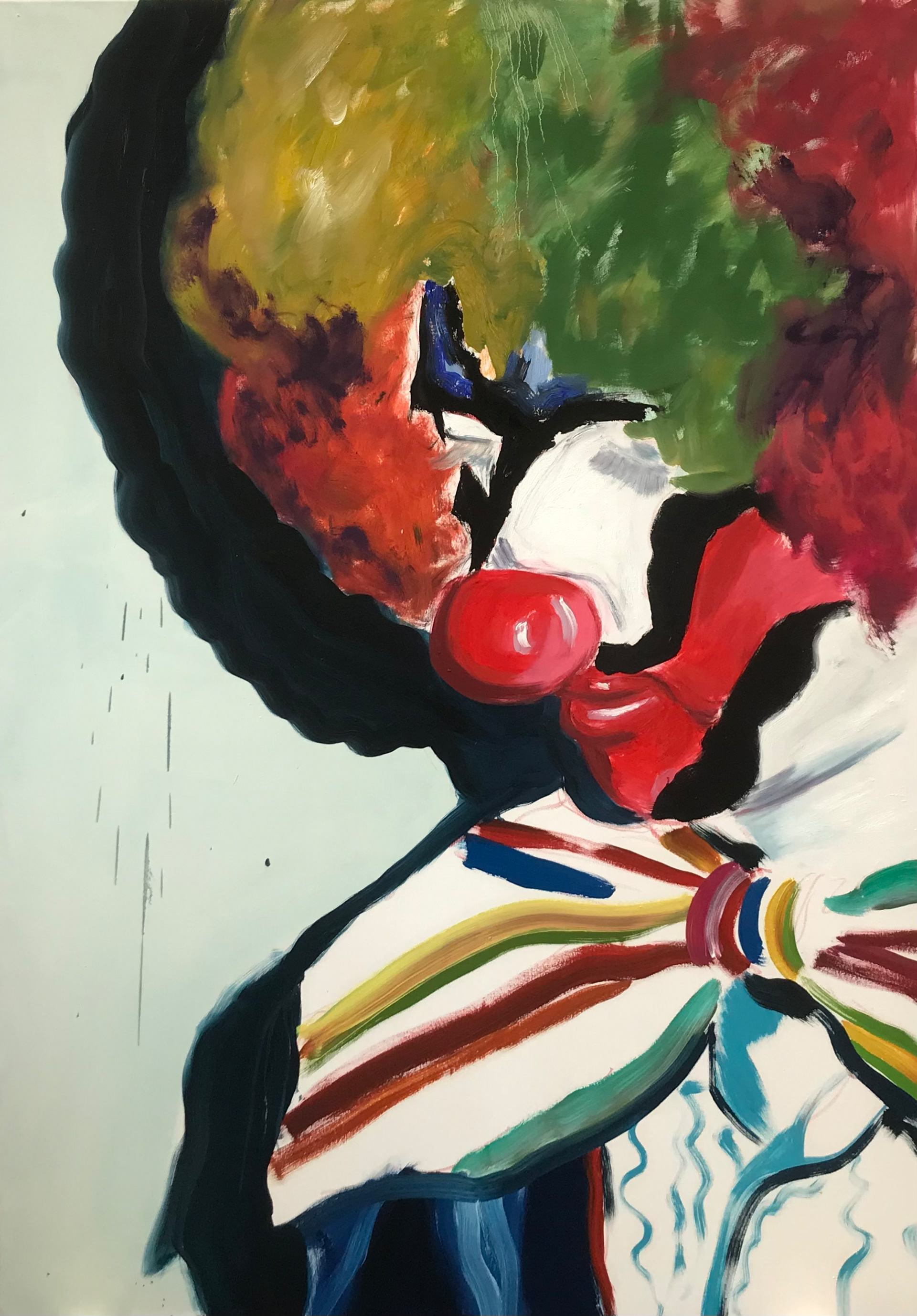 clown I, Öl auf Leinwand, 150 x 100 cm