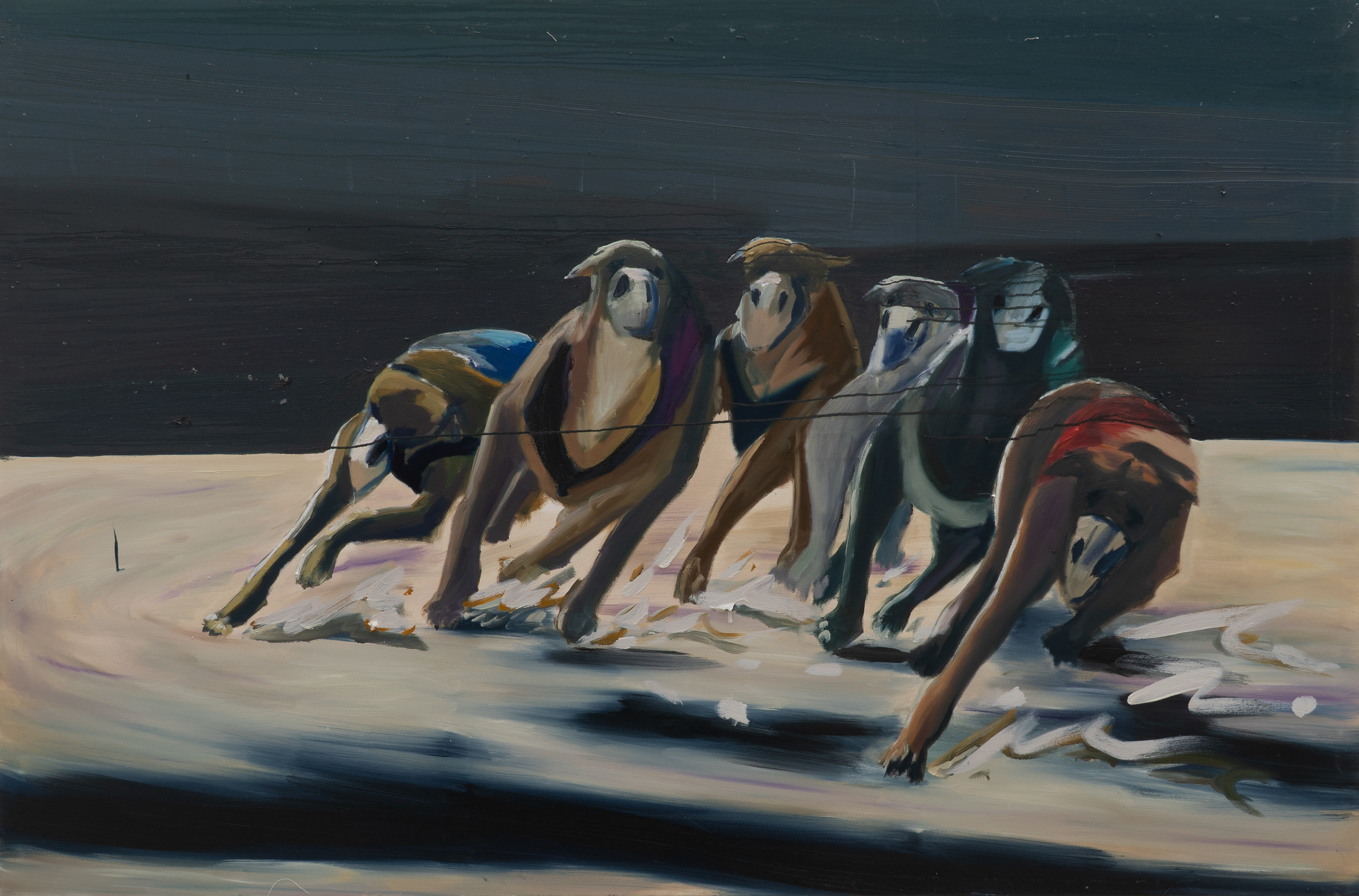 umlaufbahn 1, Öl auf Leinwand, 140 x 210cm