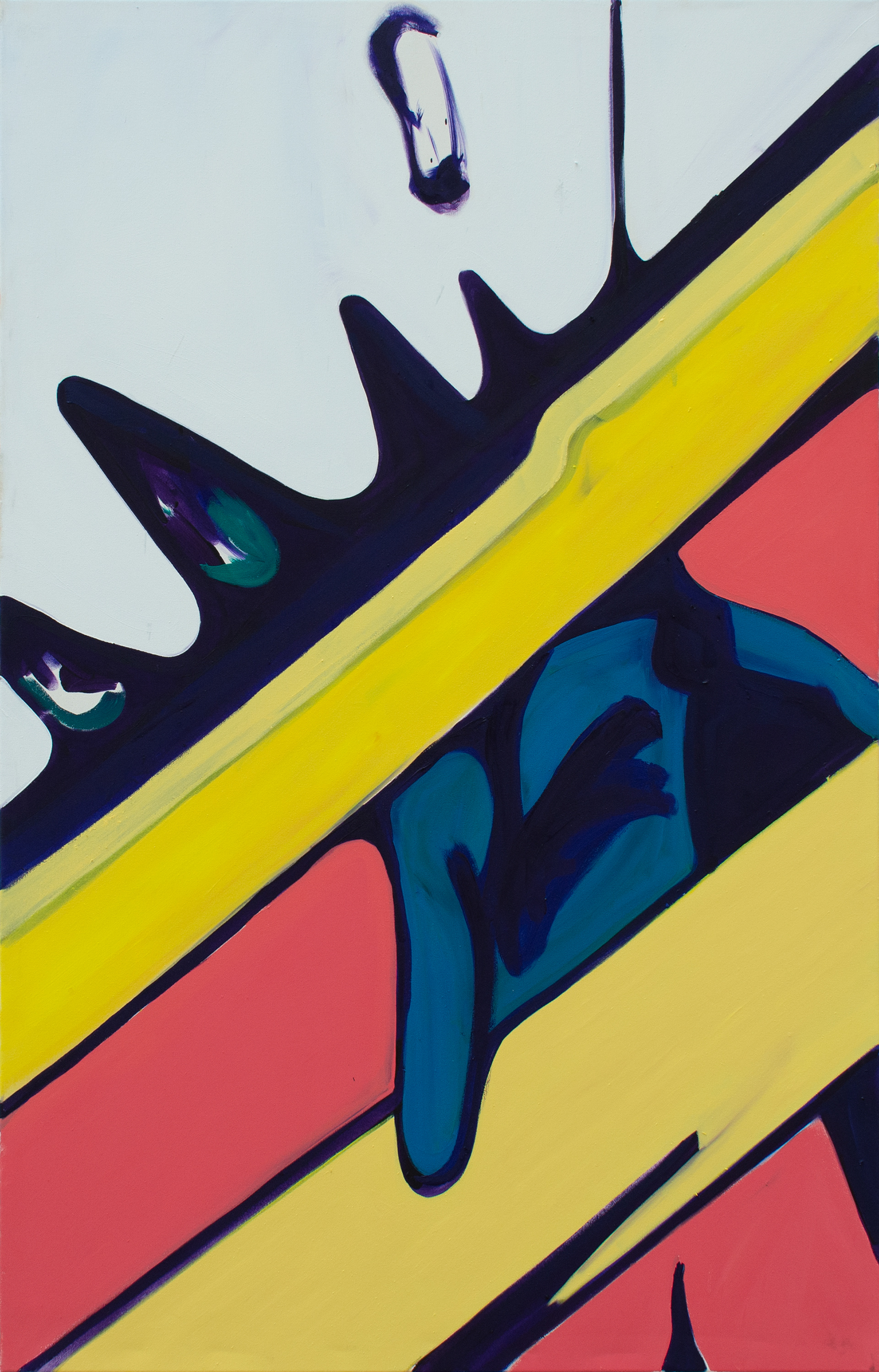 schnipp, Öl auf Leinwand, 150 x 100 cm