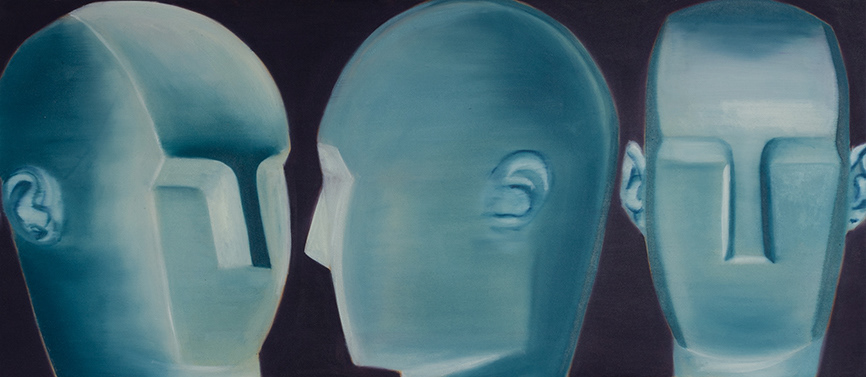 K100, Öl auf Leinwand, 70 x 135 cm