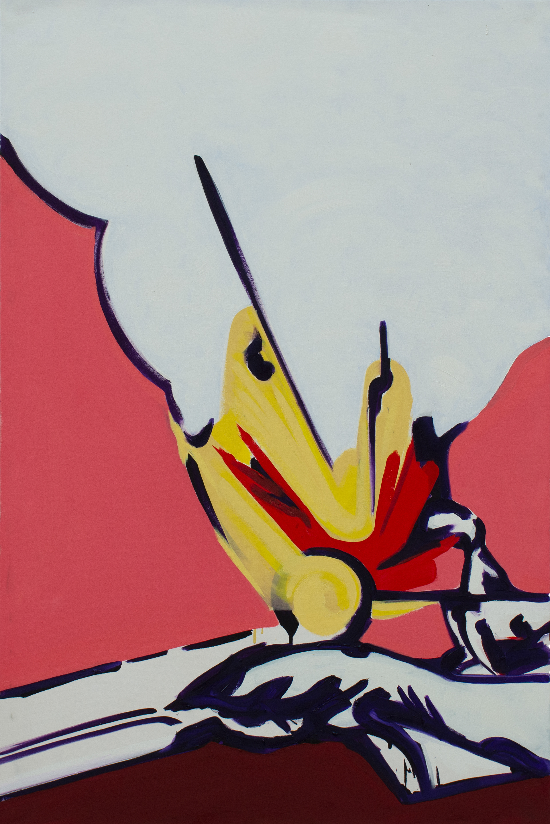hase, Öl auf Leinwand, 150 x 100 cm