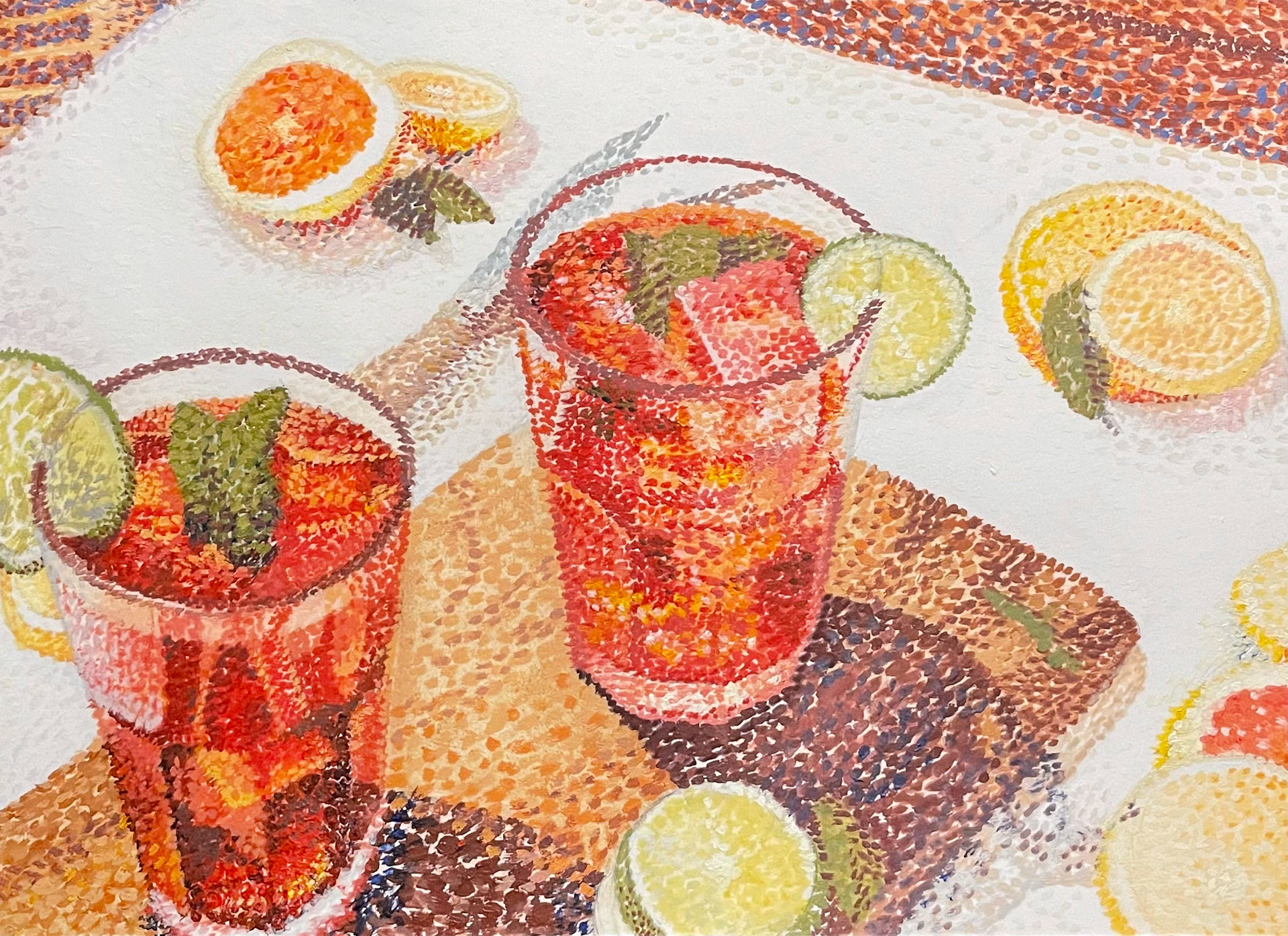 Pointilism Still Life