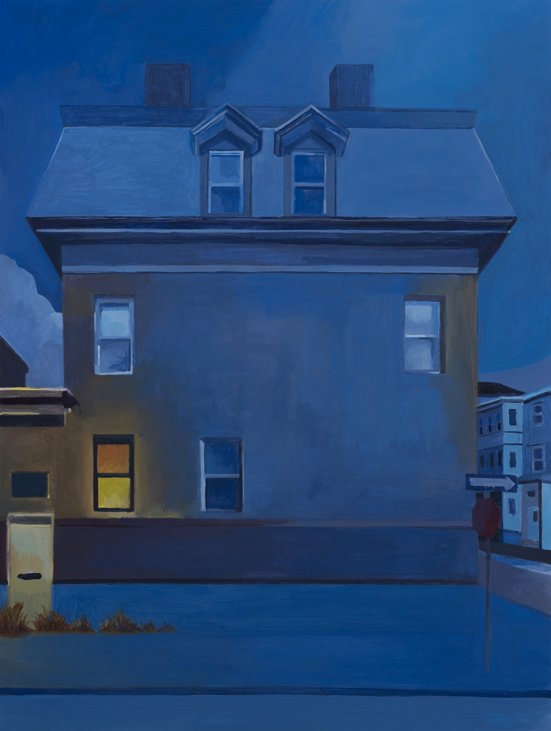 Post Tenebras Lux Acrylic on panel, 18 x 24 inches