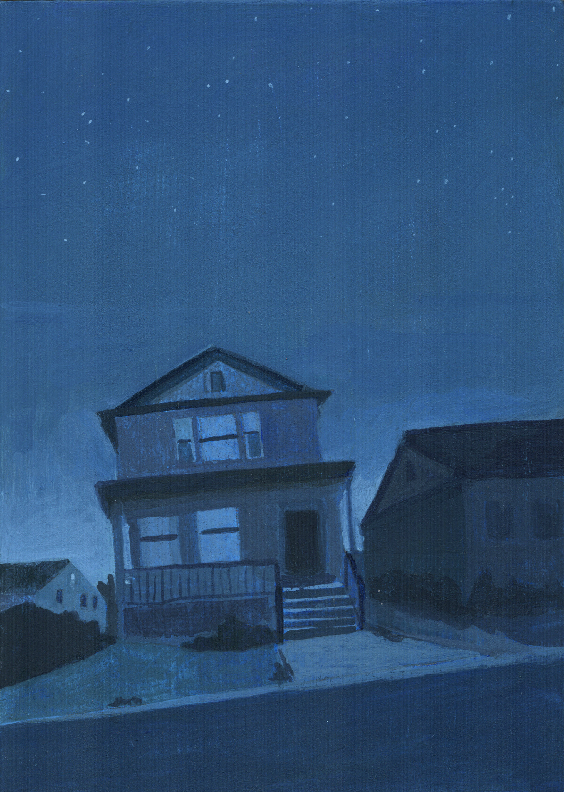 Acrylic on panel, 5 x 7 inches