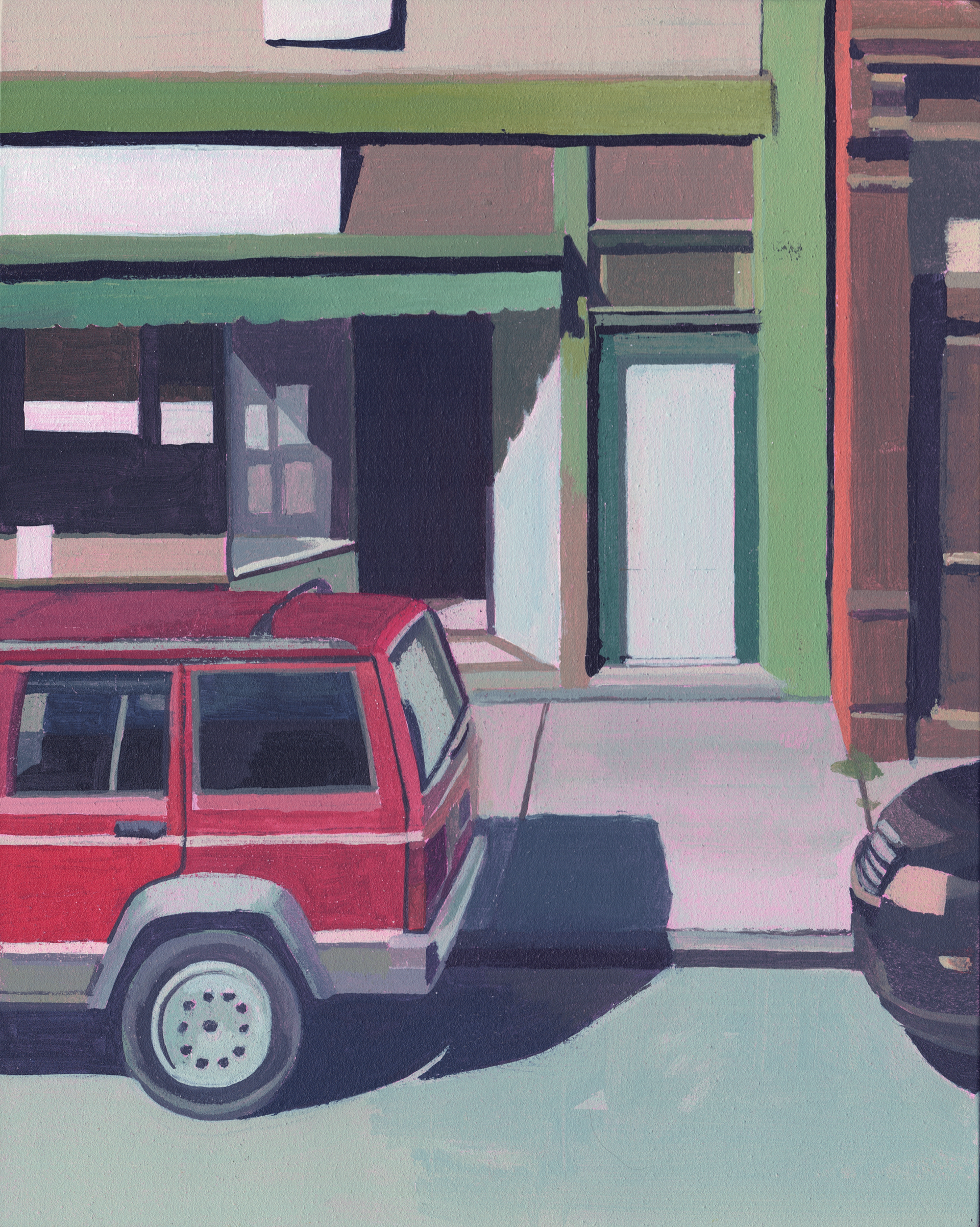Acrylic on panel, 8 x 10 inches