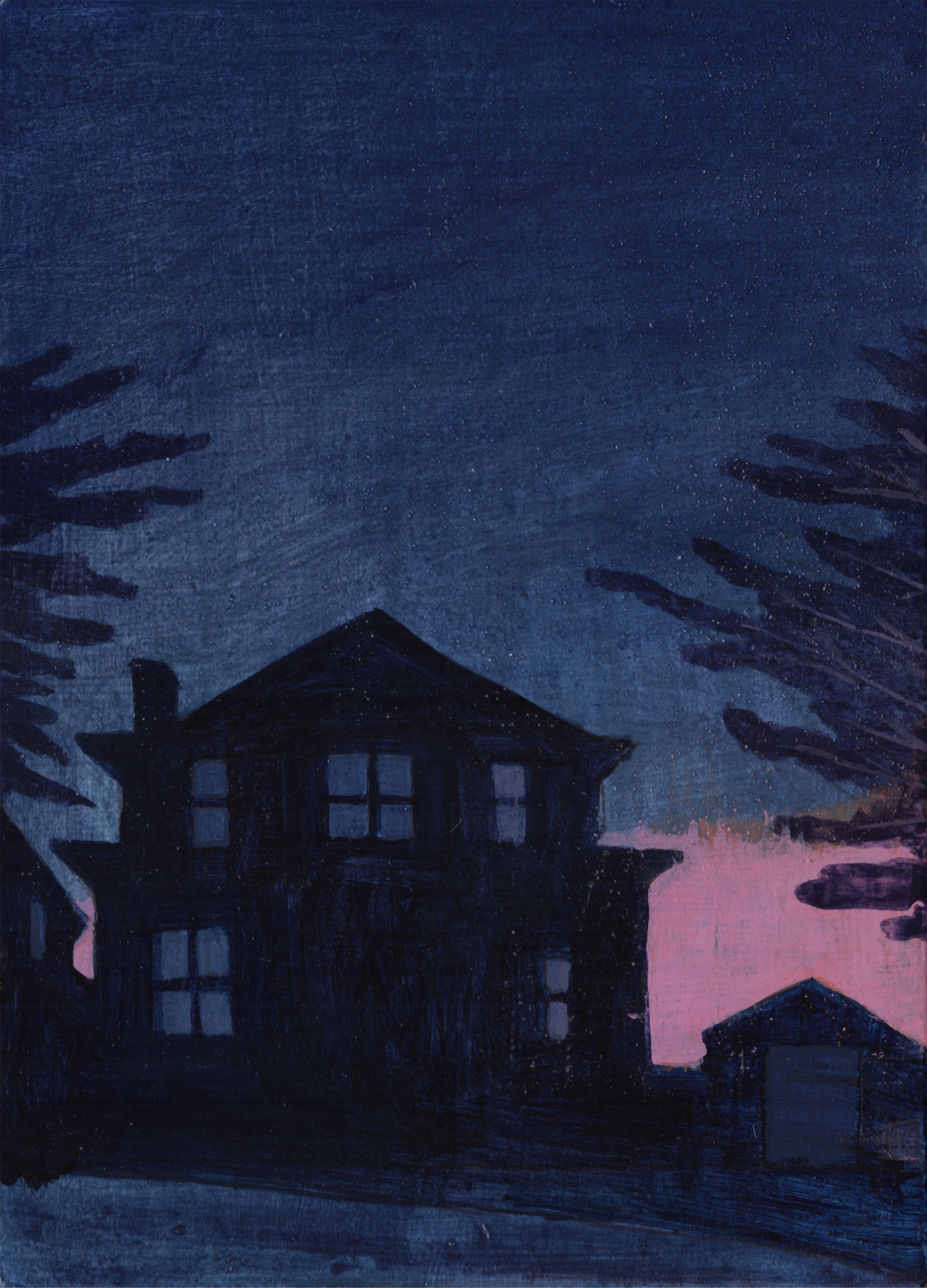 Acrylic on panel, 5 x 7 inches