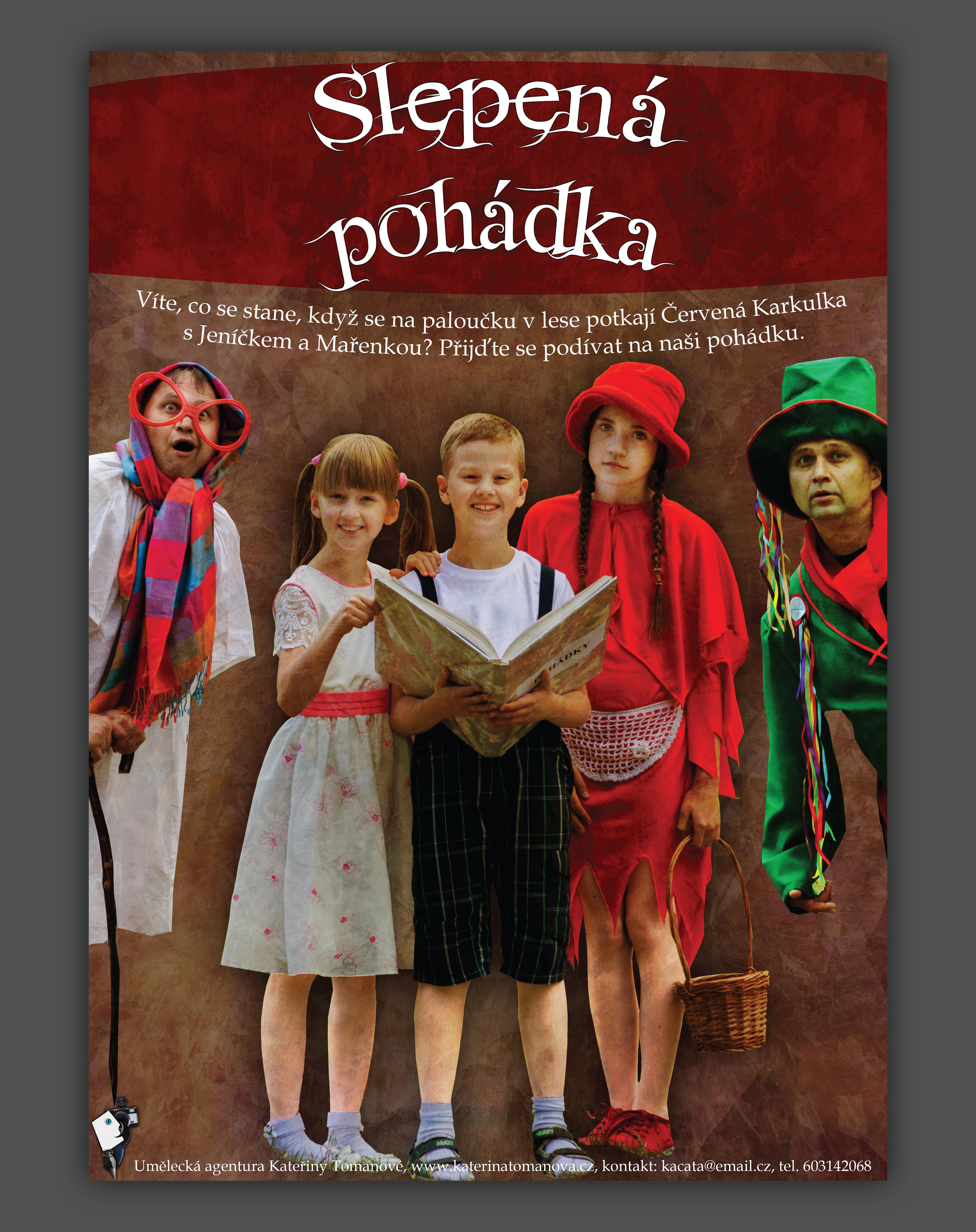 Plakát k pohádce "Slepená pohádka"