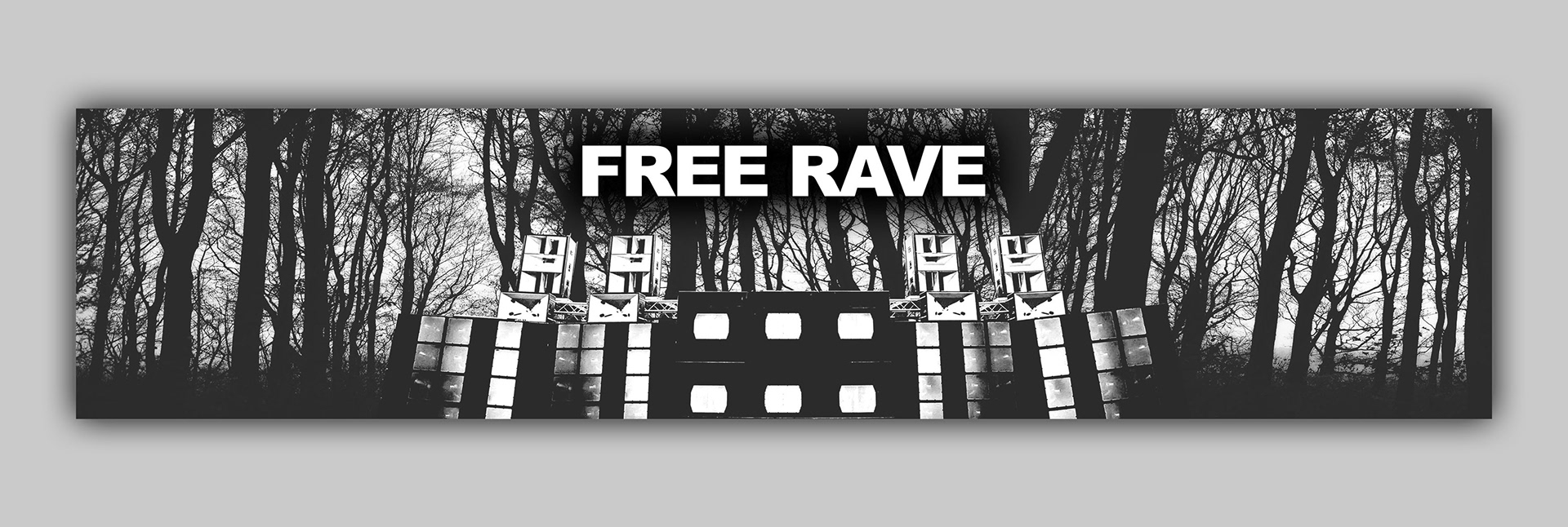 Web banner pro stránku freerave.cz