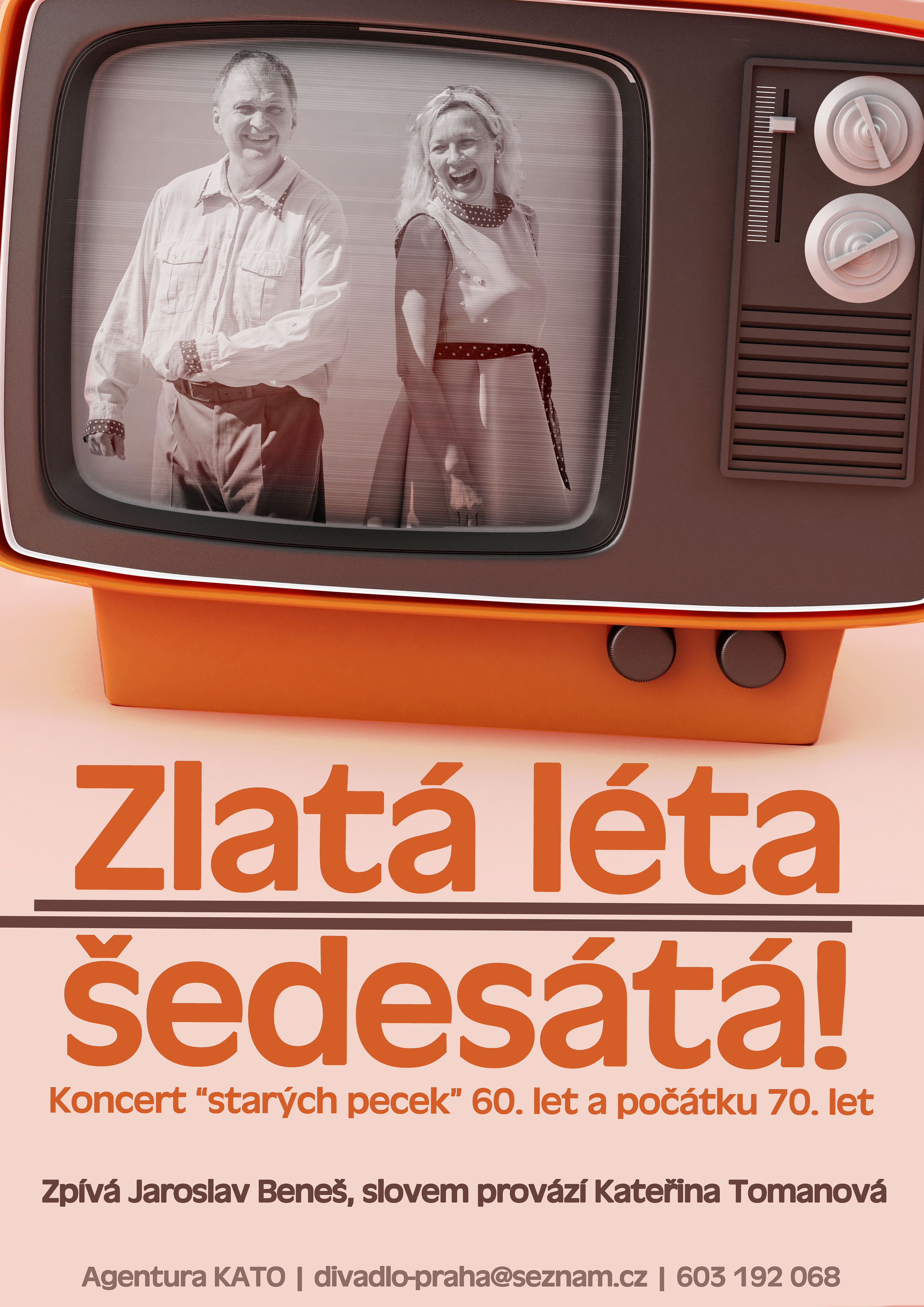 Plakát "Zlatá léta šedesátá"