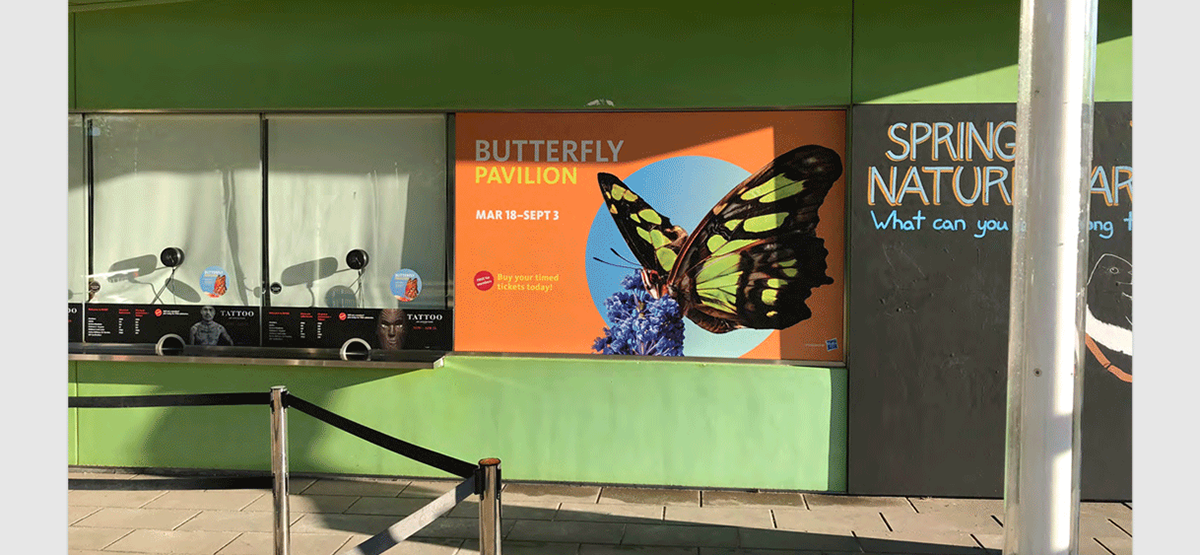 Natural History Museum | North Ticket Booth Signage