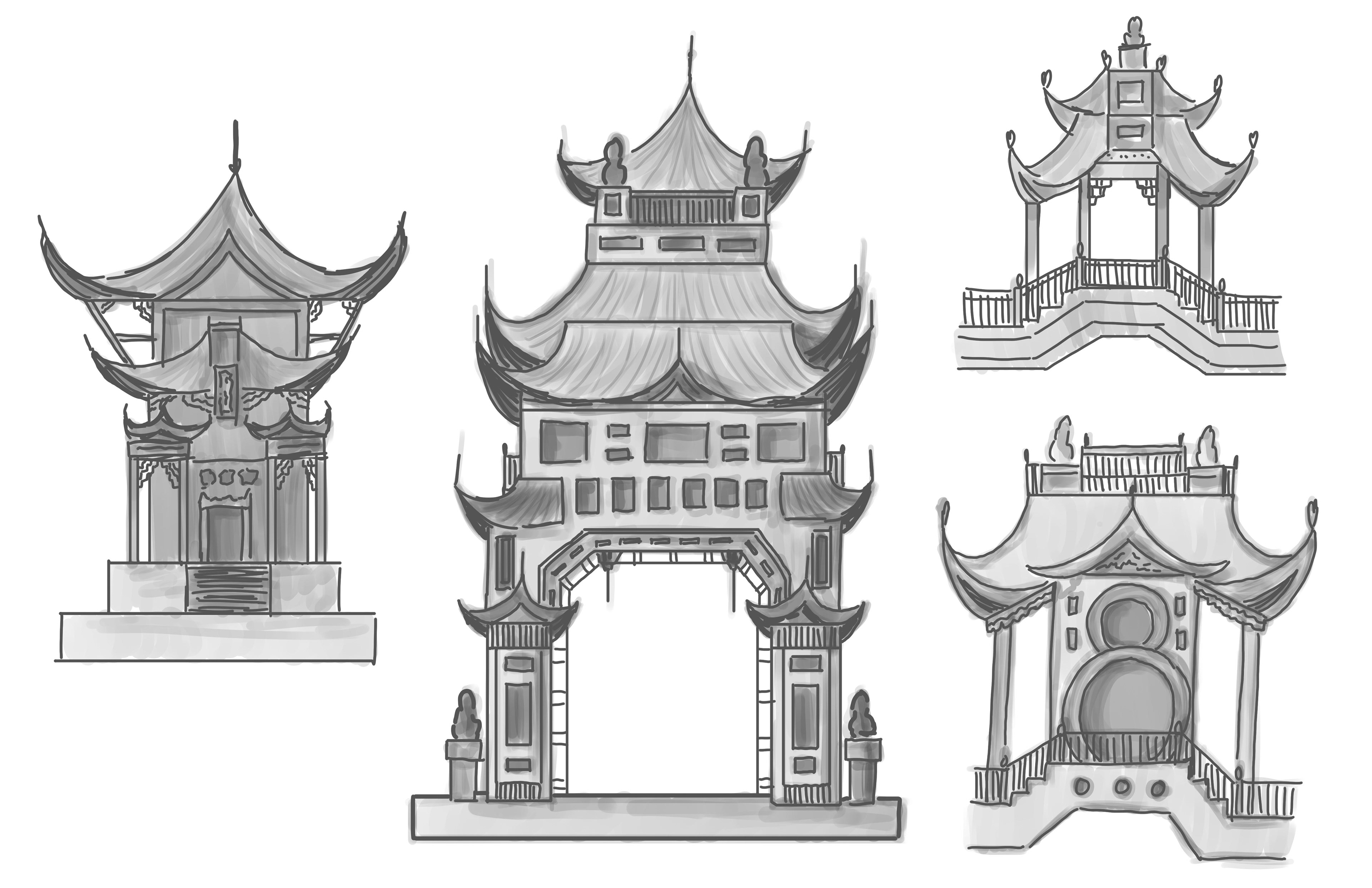 Architecture Study Sketches