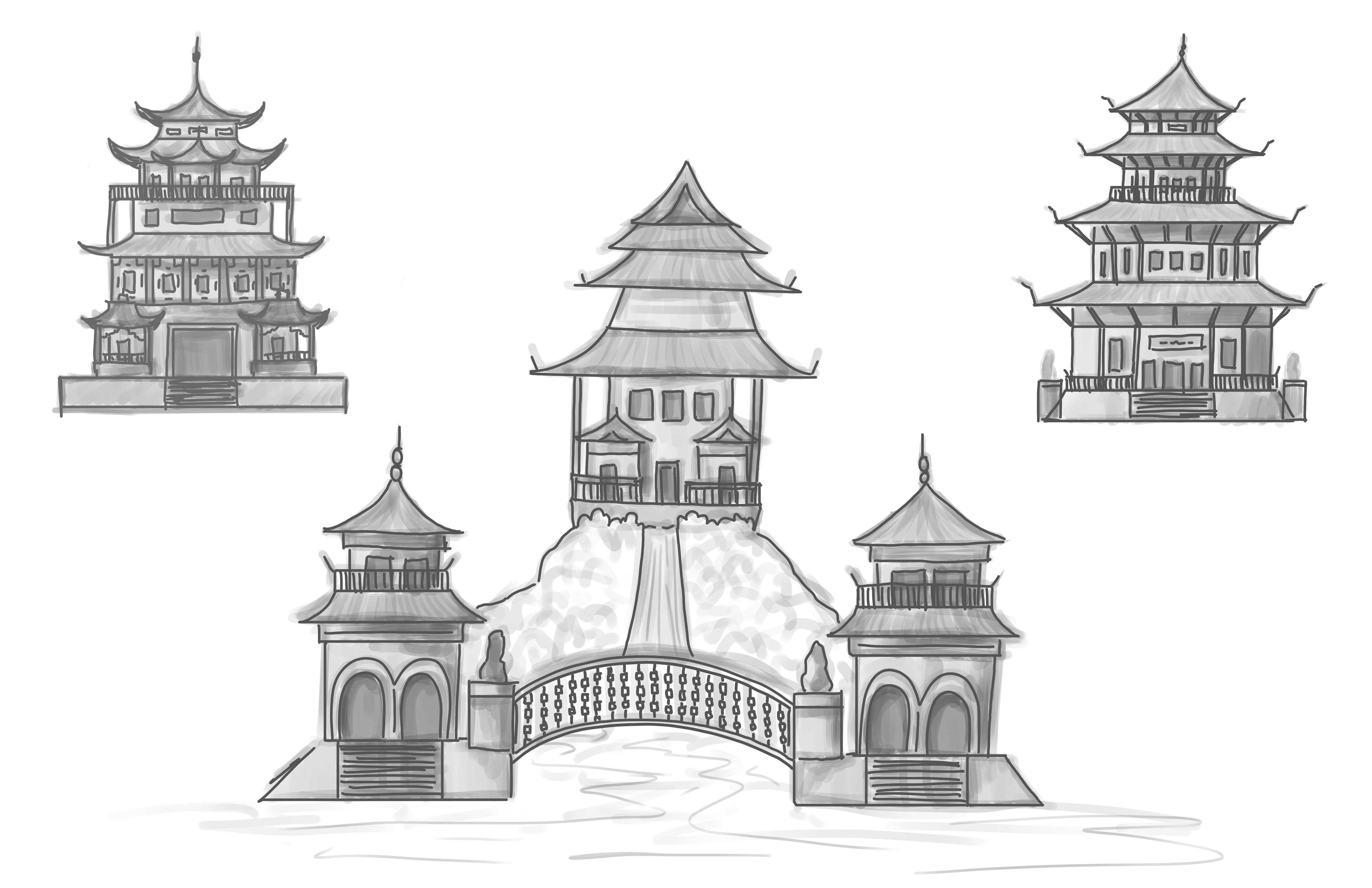Architecture Study Sketches
