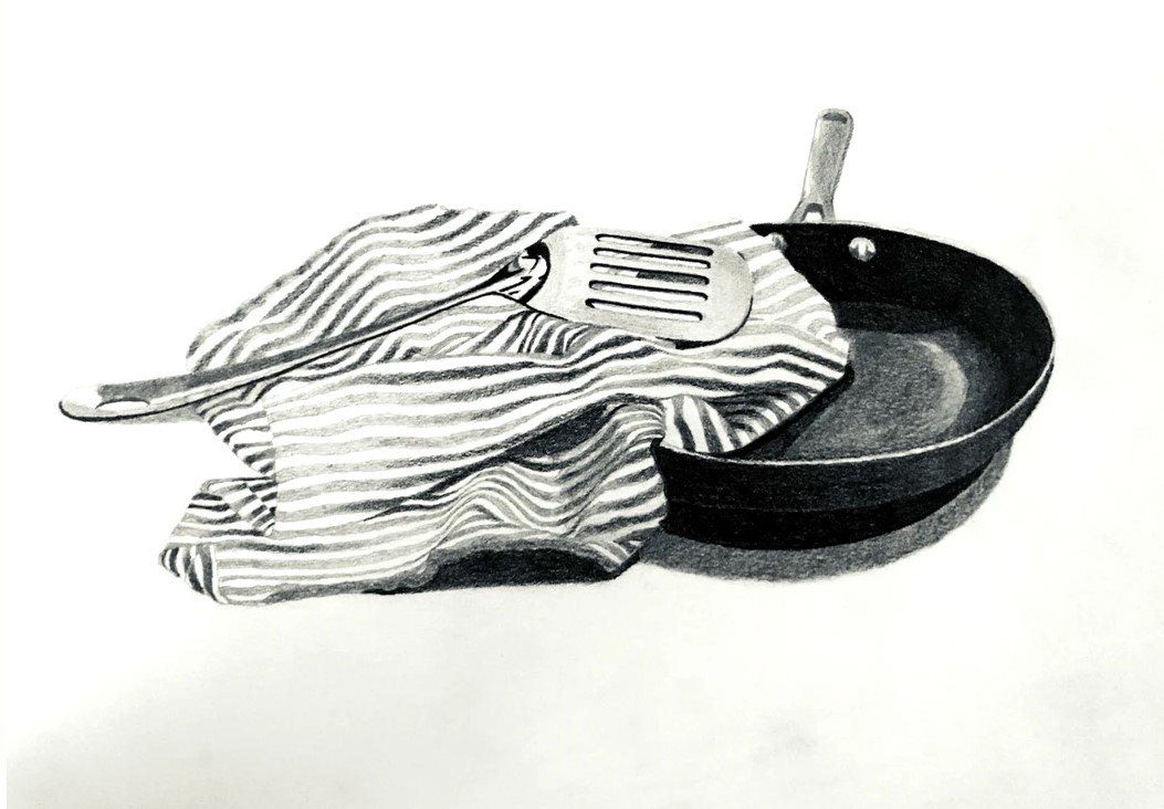 Still Life - Completed in Graphite