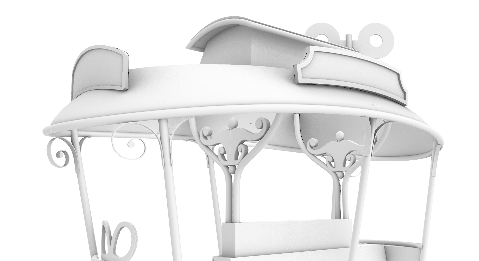 Personal Project - Disneyland Toontown Trolley, Details