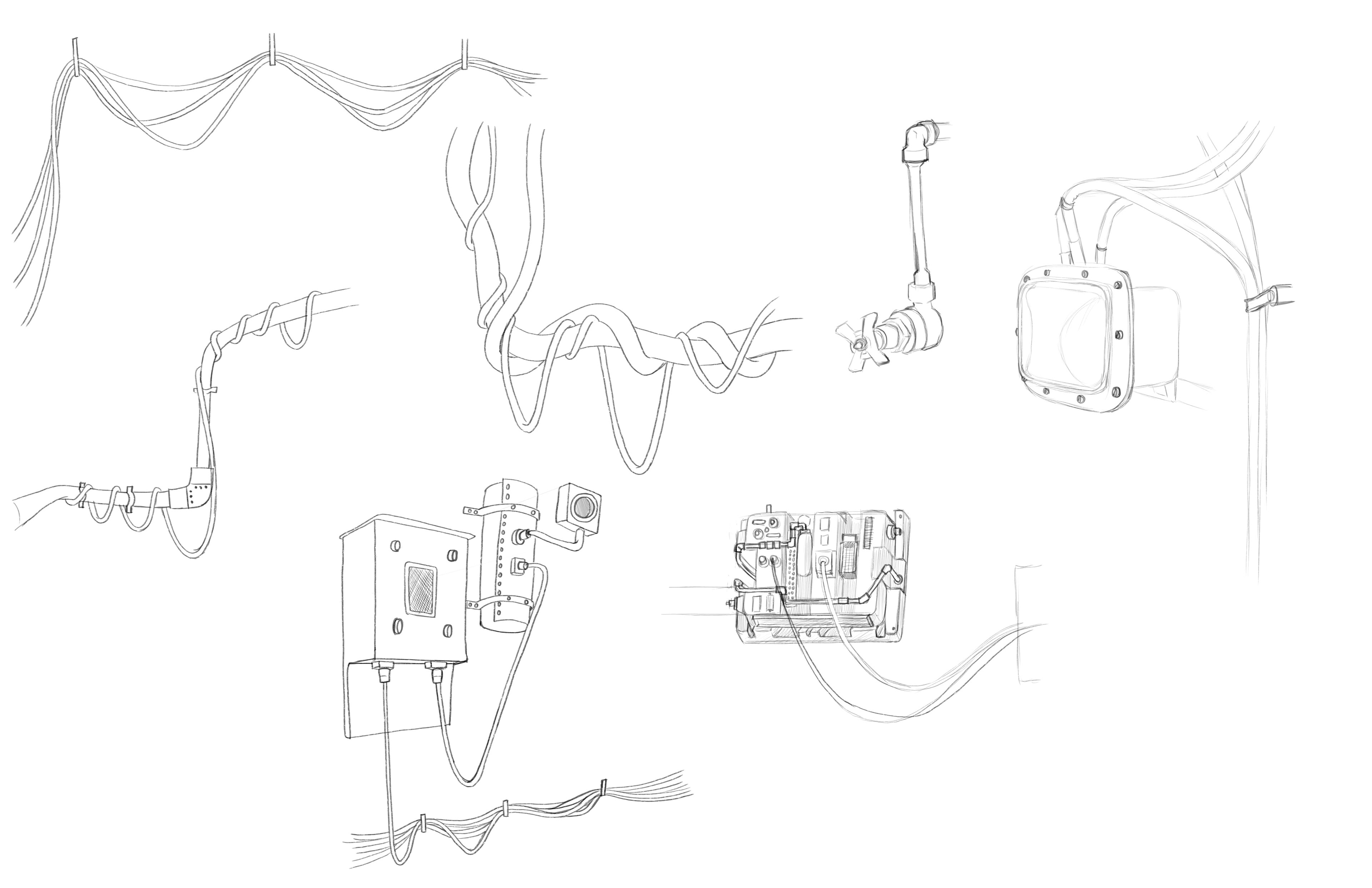 Pipe Design Sketches