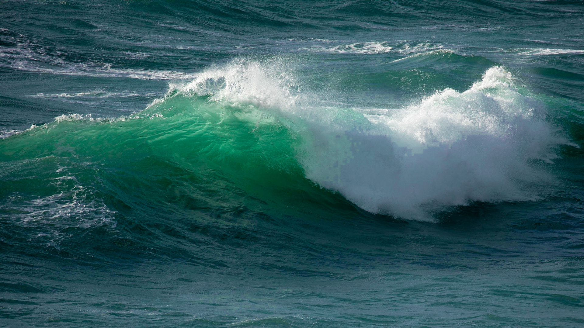 Waves at Trebarwith
