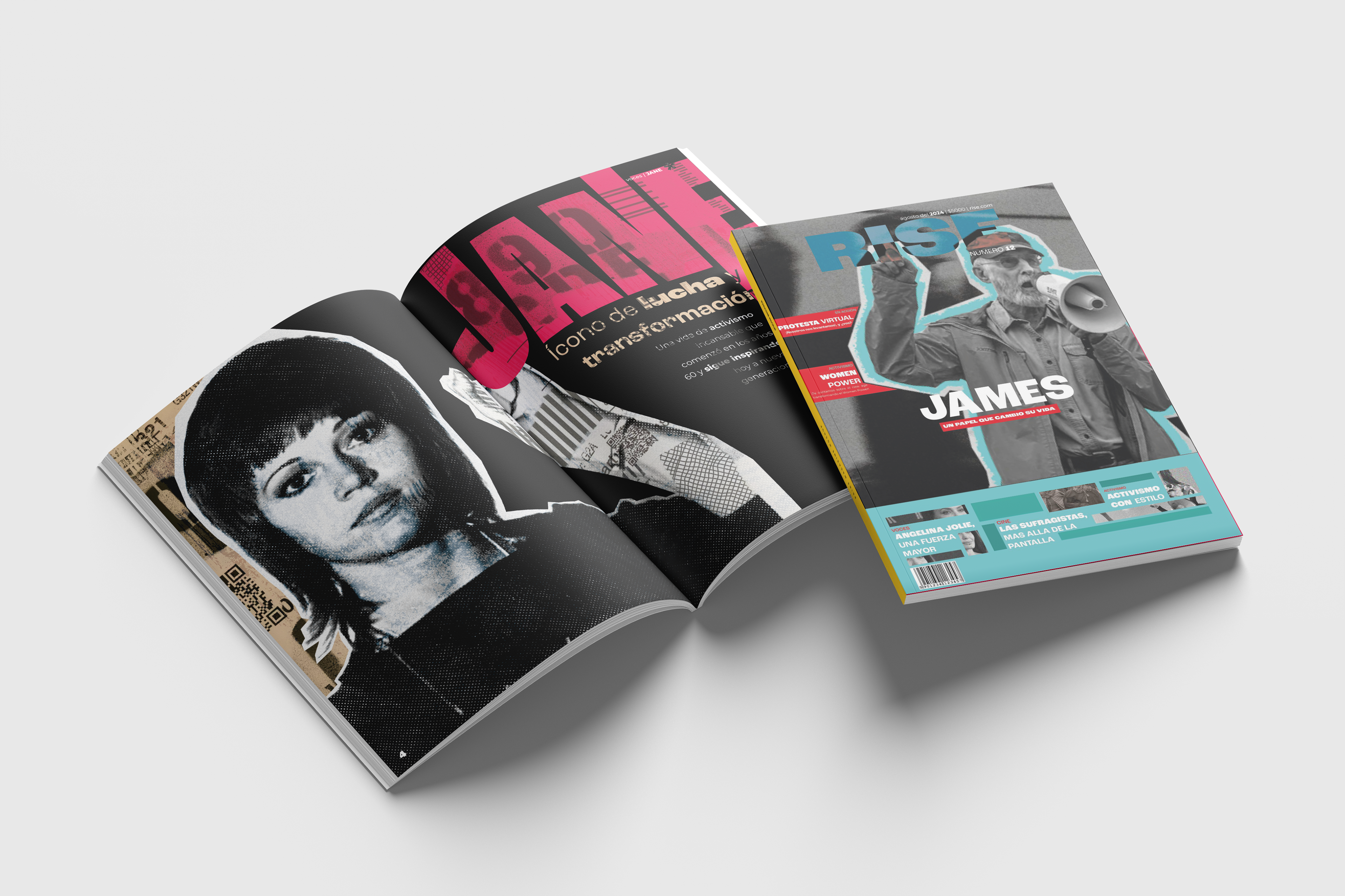 Tapa y doble "Jane" fue realizada por mi compañera. DG Lucila González