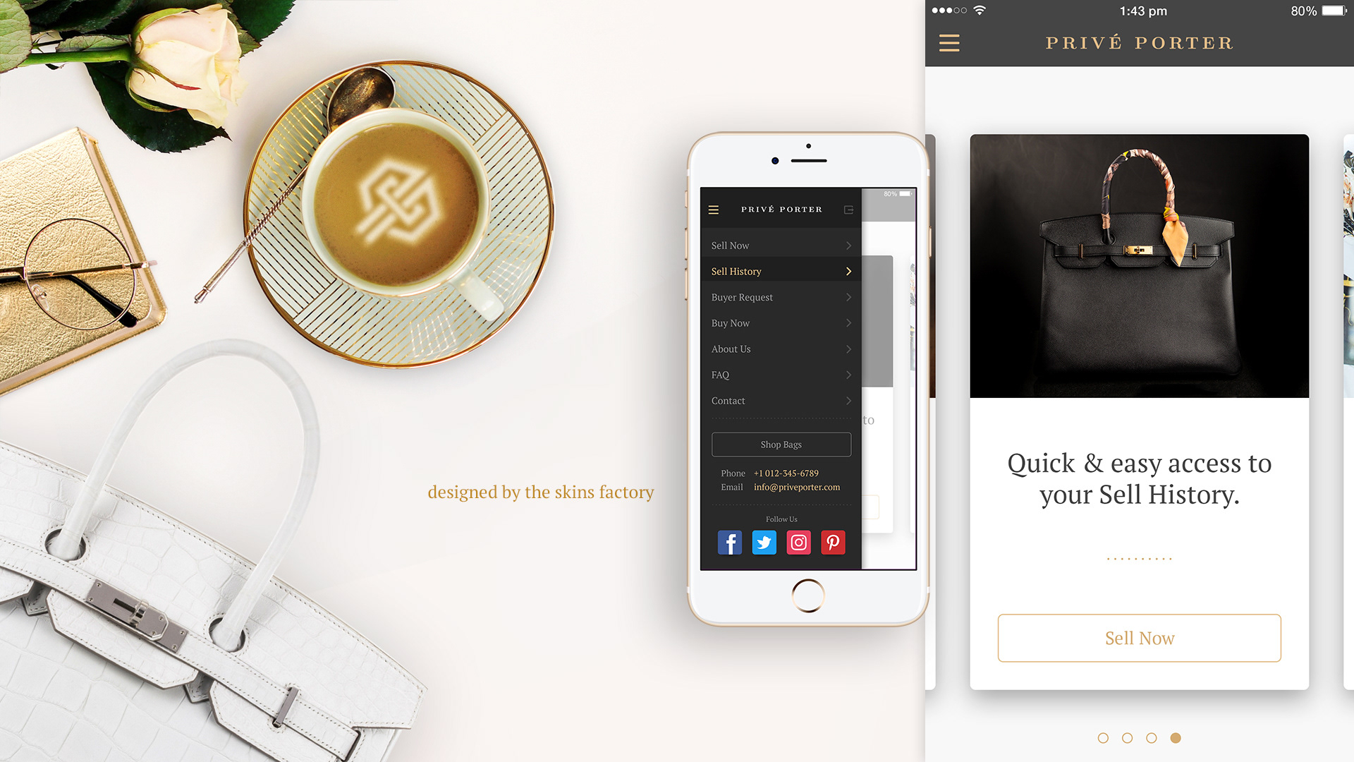 PRIVÉ PORTER UX/UI Design