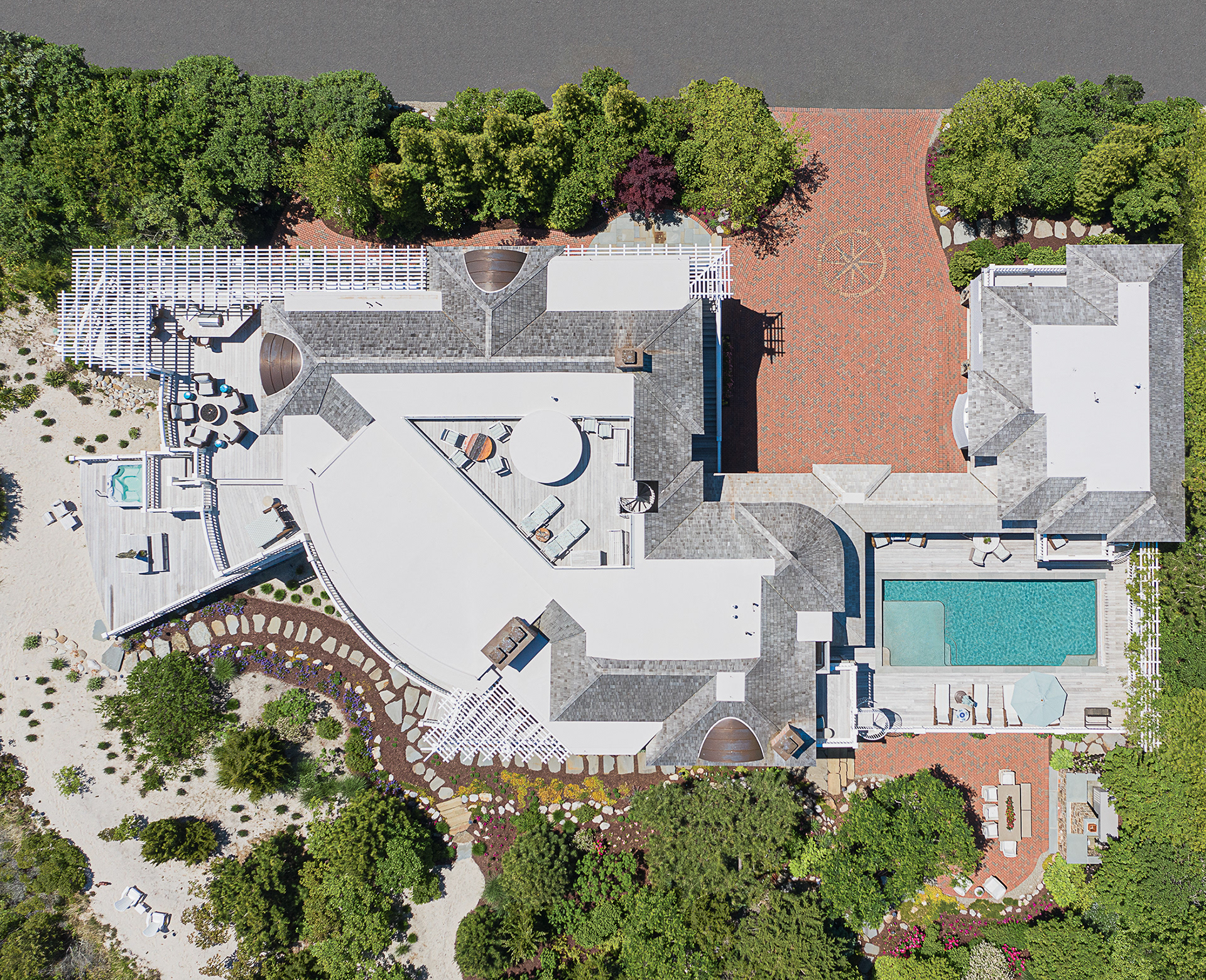 The Compound from 397 Feet Above