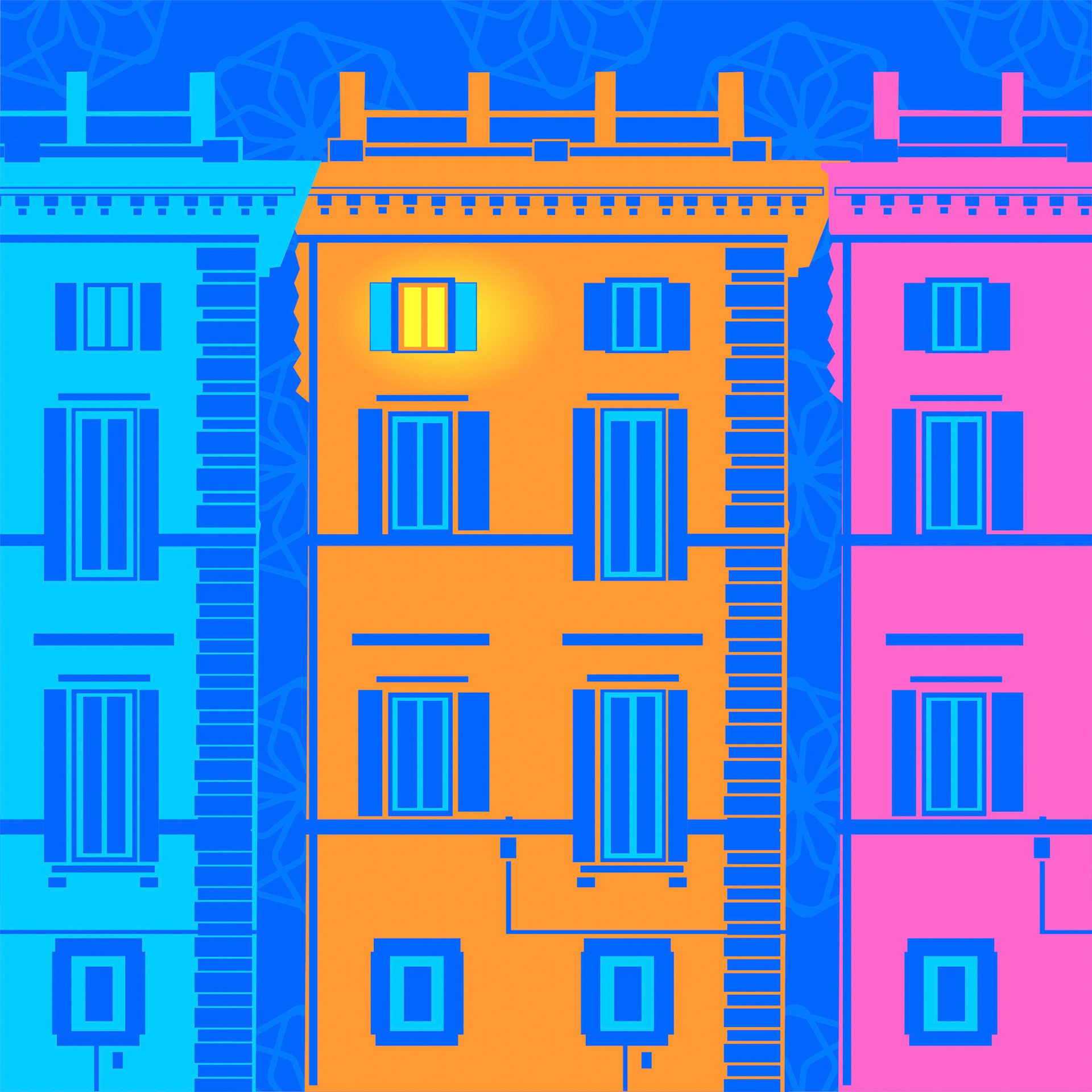 "City Dweller" Alone together.