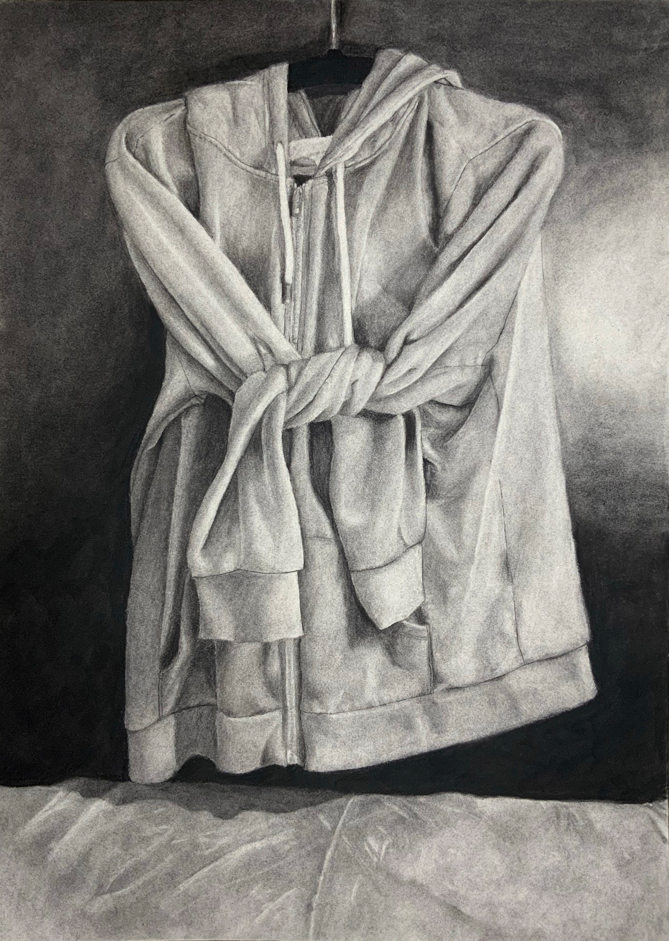 Still Life Charcoal Drawing