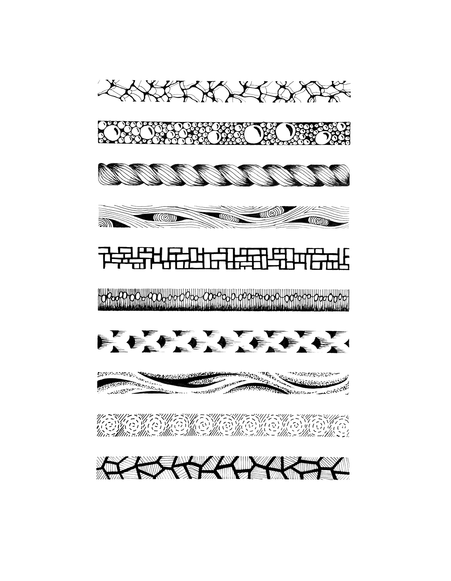 Ink Texture Strips