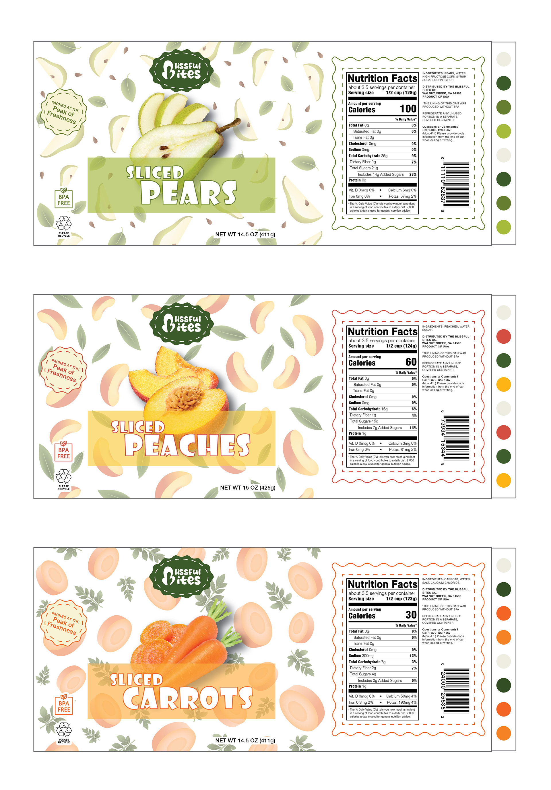 Food Can Labels