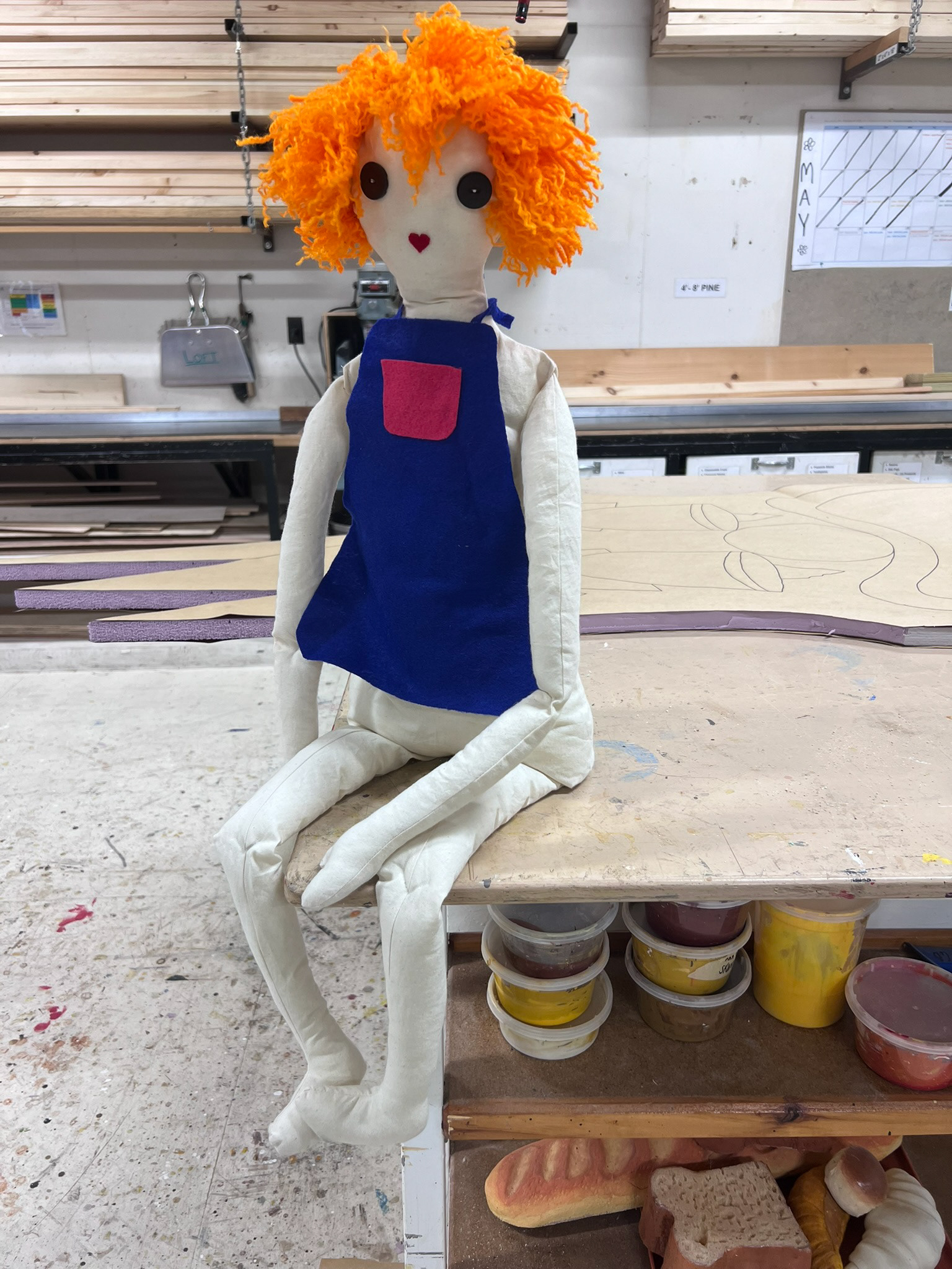 "Nenny Doll" Sewn for The House On Mango Street