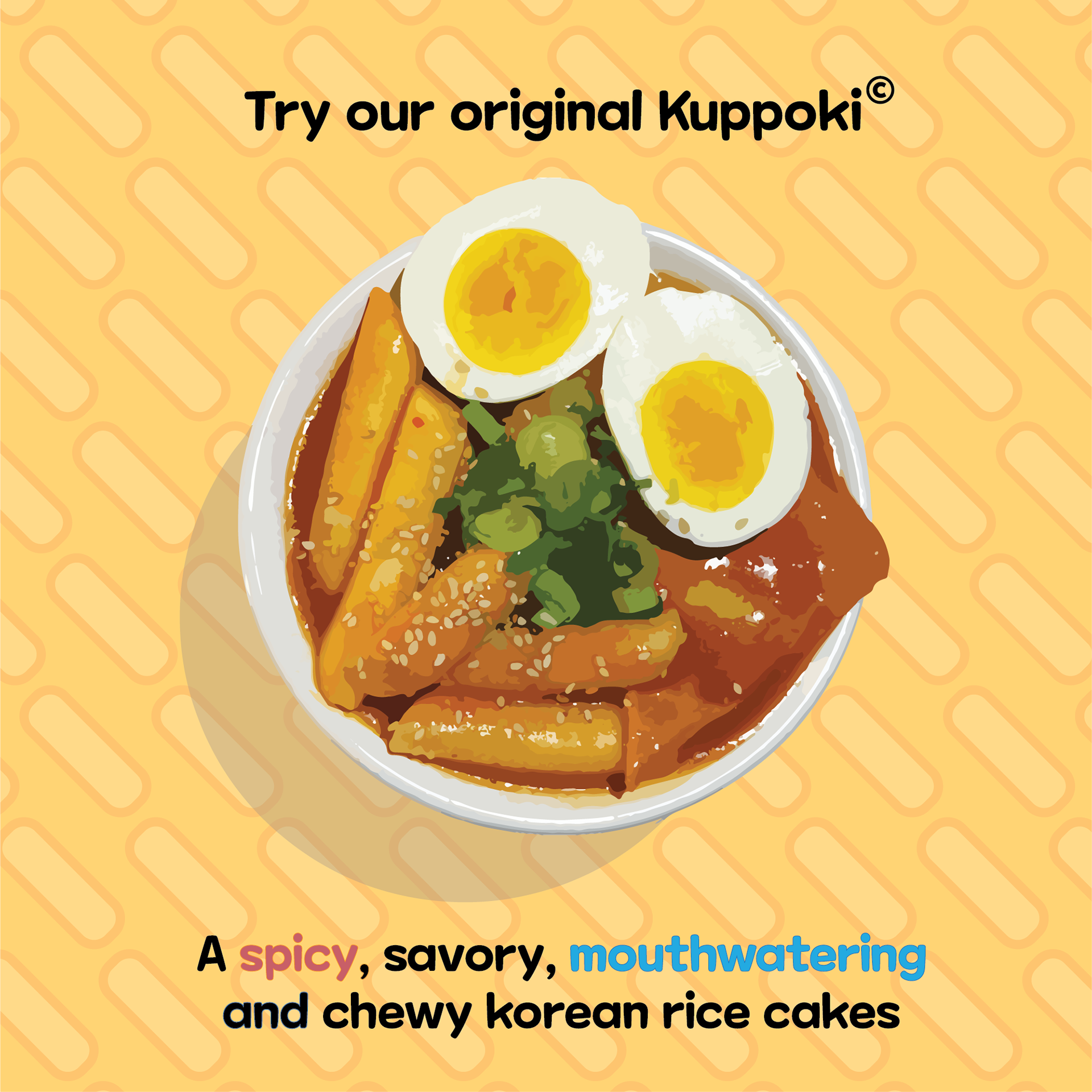 Korean rice cake ad