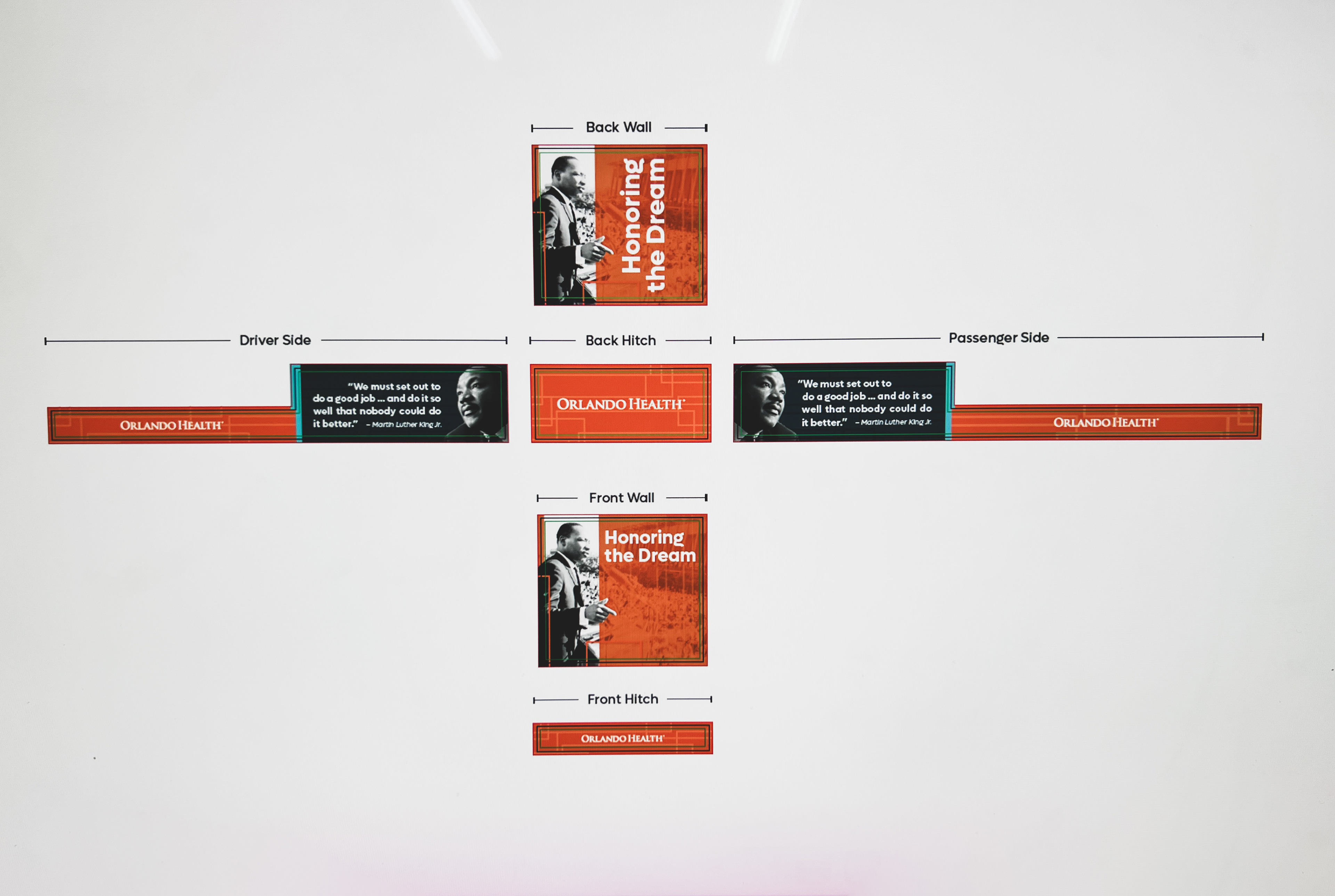 Custom Designed Parade Float Graphics