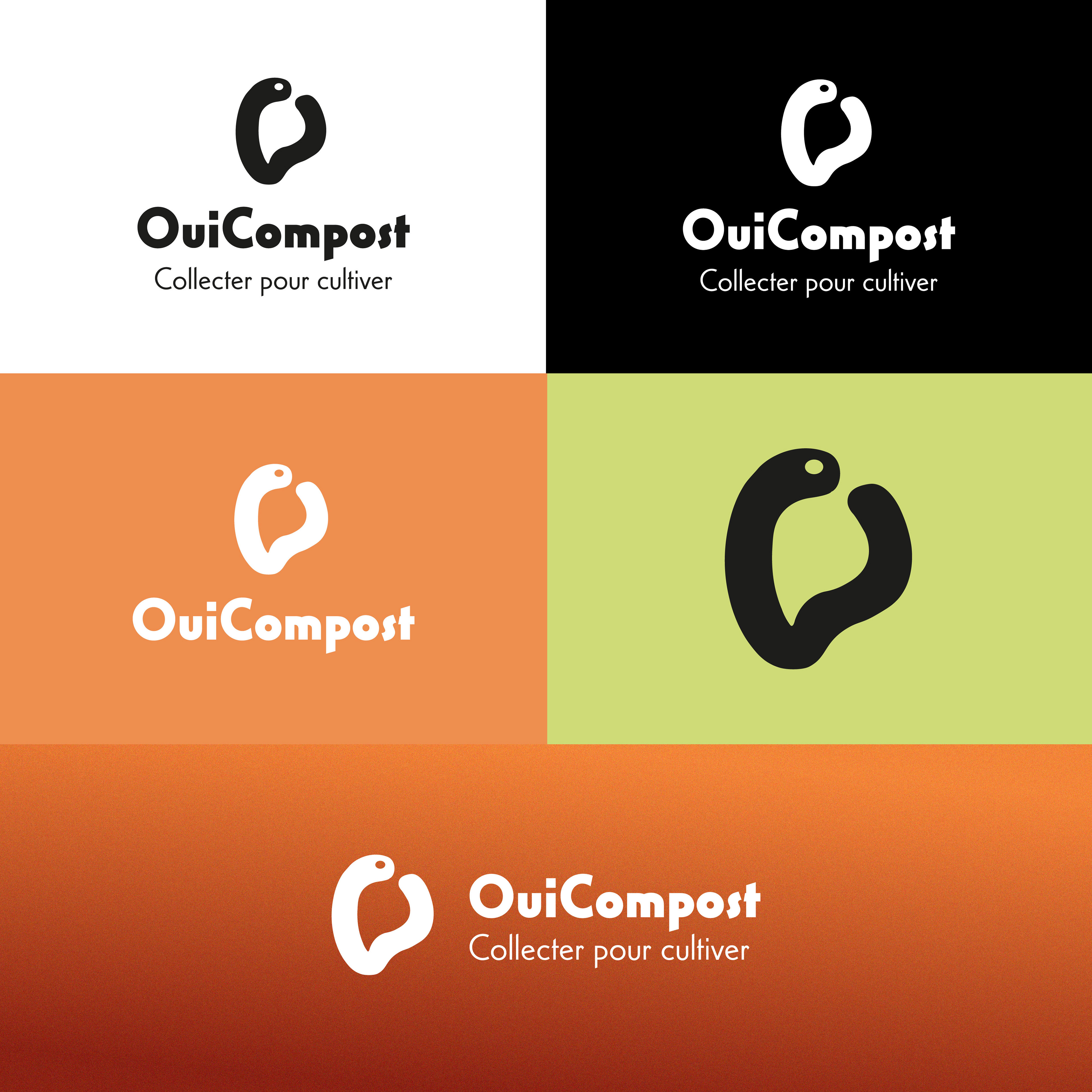 Déclinaison logotype (proposition) - OuiCompost