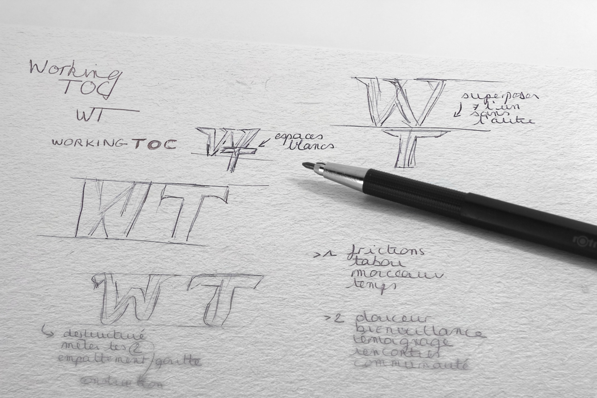 Recherches logotype - WorkingTOC