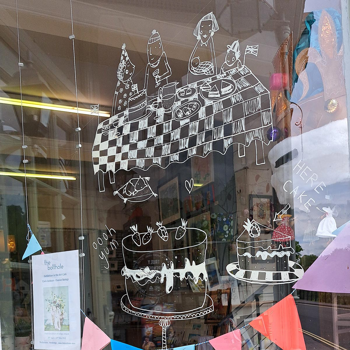 Jubilee Window, The Bolthole, Ironbridge