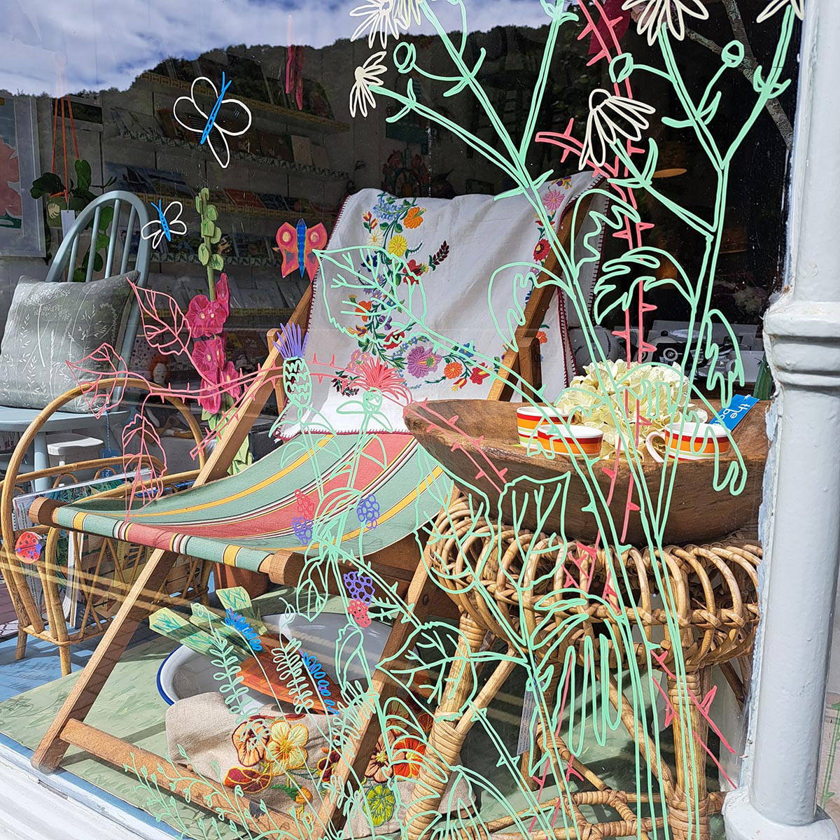 Spring window, the Bolthole, Ironbridge
