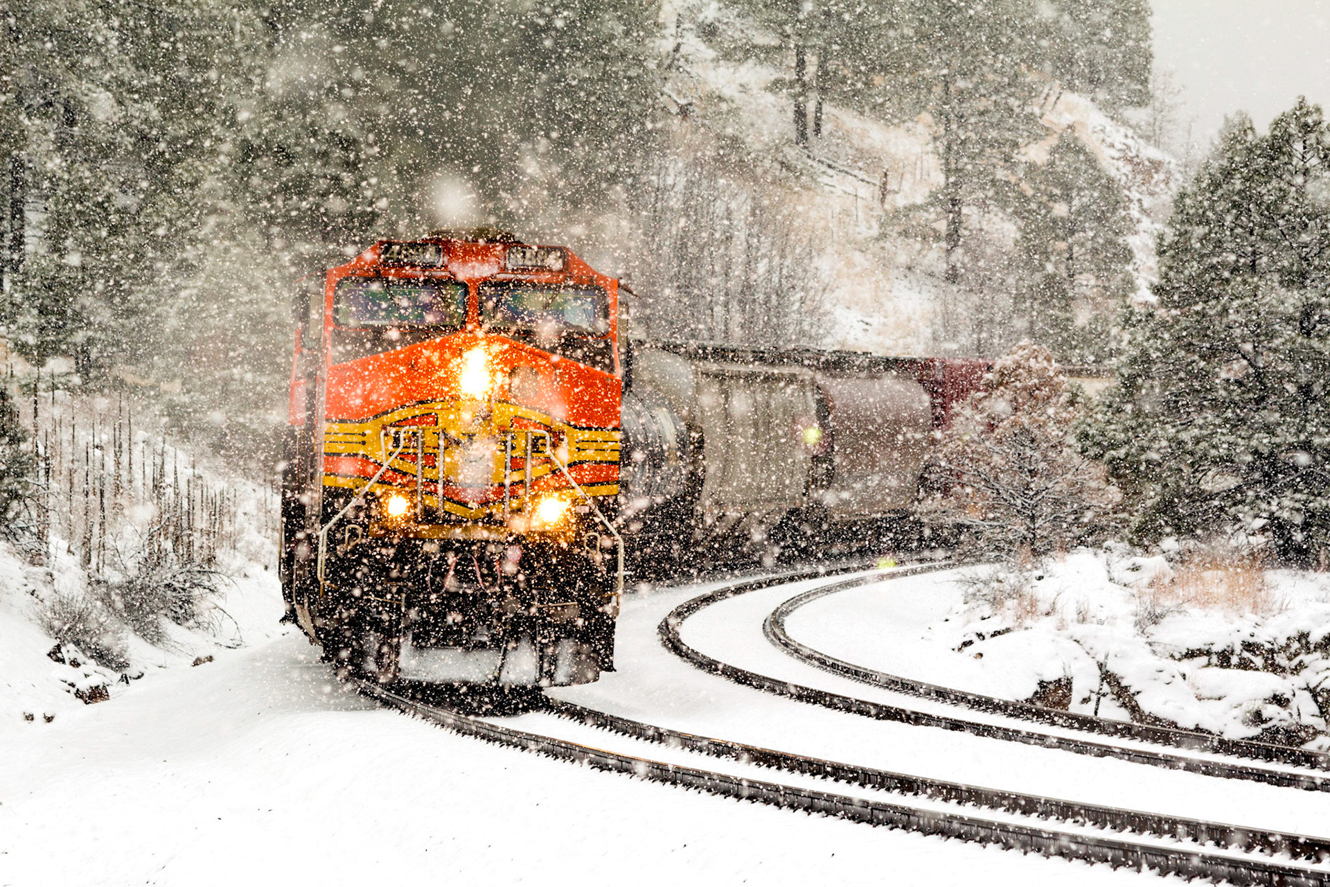 Winter Westbound from Flagstaff